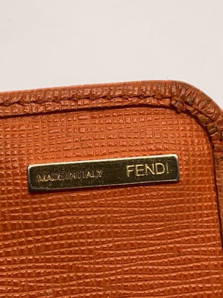 Fendi Fendi Leather Long Wallet Orange Size ONE SIZE - 3 Thumbnail
