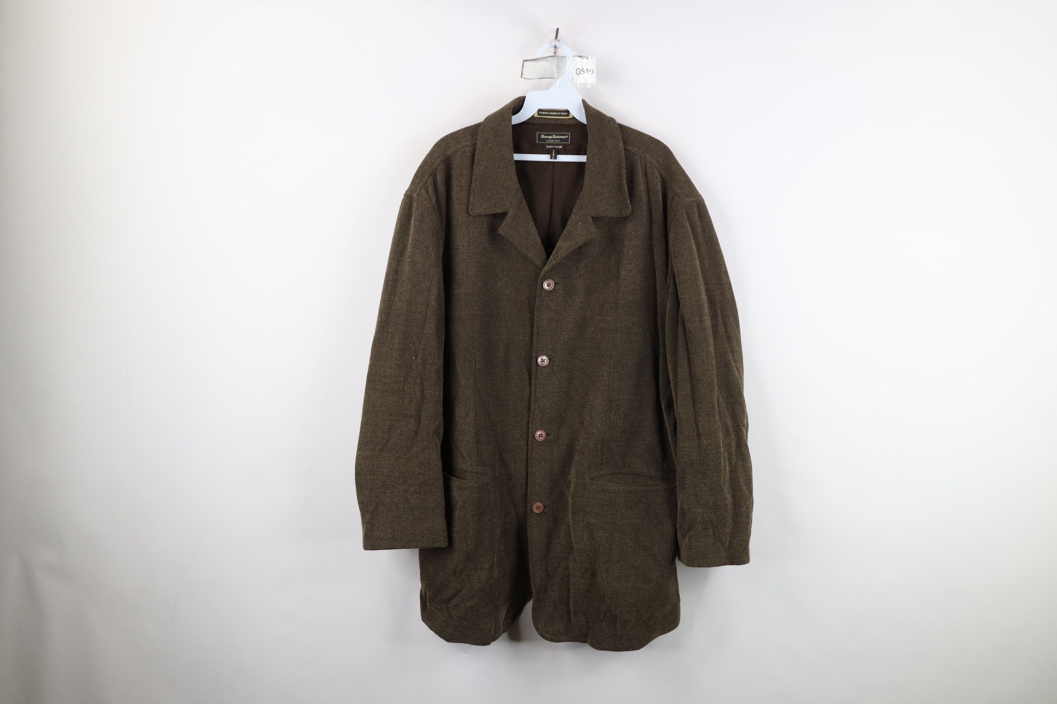 Tommy Bahama Tommy Bahama Island Soft Fleece 4 Button Blazer Suit Jacket Size US XL / EU 56 / 4 - 1 Thumbnail