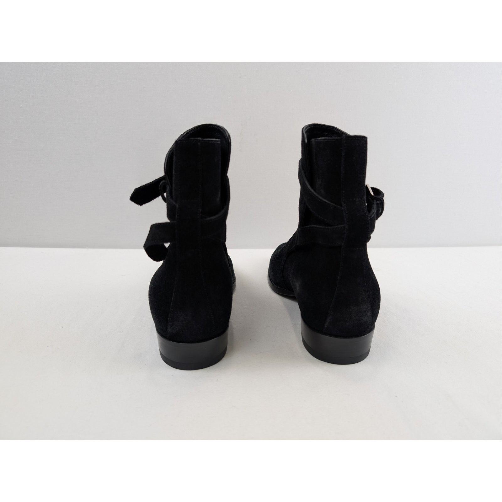 Saint Laurent Paris o1rshd1 Otterproof Wyatt 30 Jodhpur Boots in Nero Size US 7 / EU 40 - 10 Thumbnail