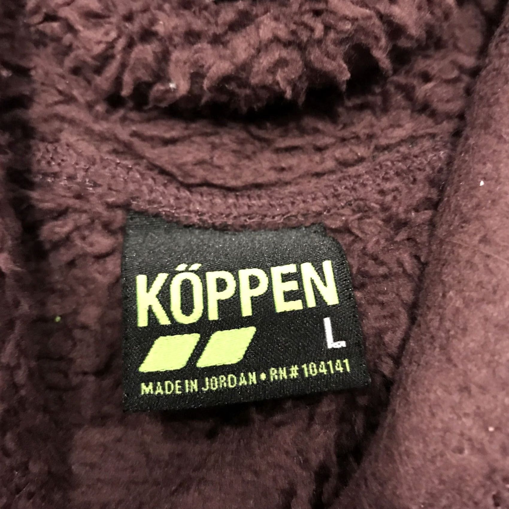 Vintage Koppen Womens L Purple Full Zip Polyester Fleece Jacket B11 Size L / US 10 / IT 46 - 2 Thumbnail