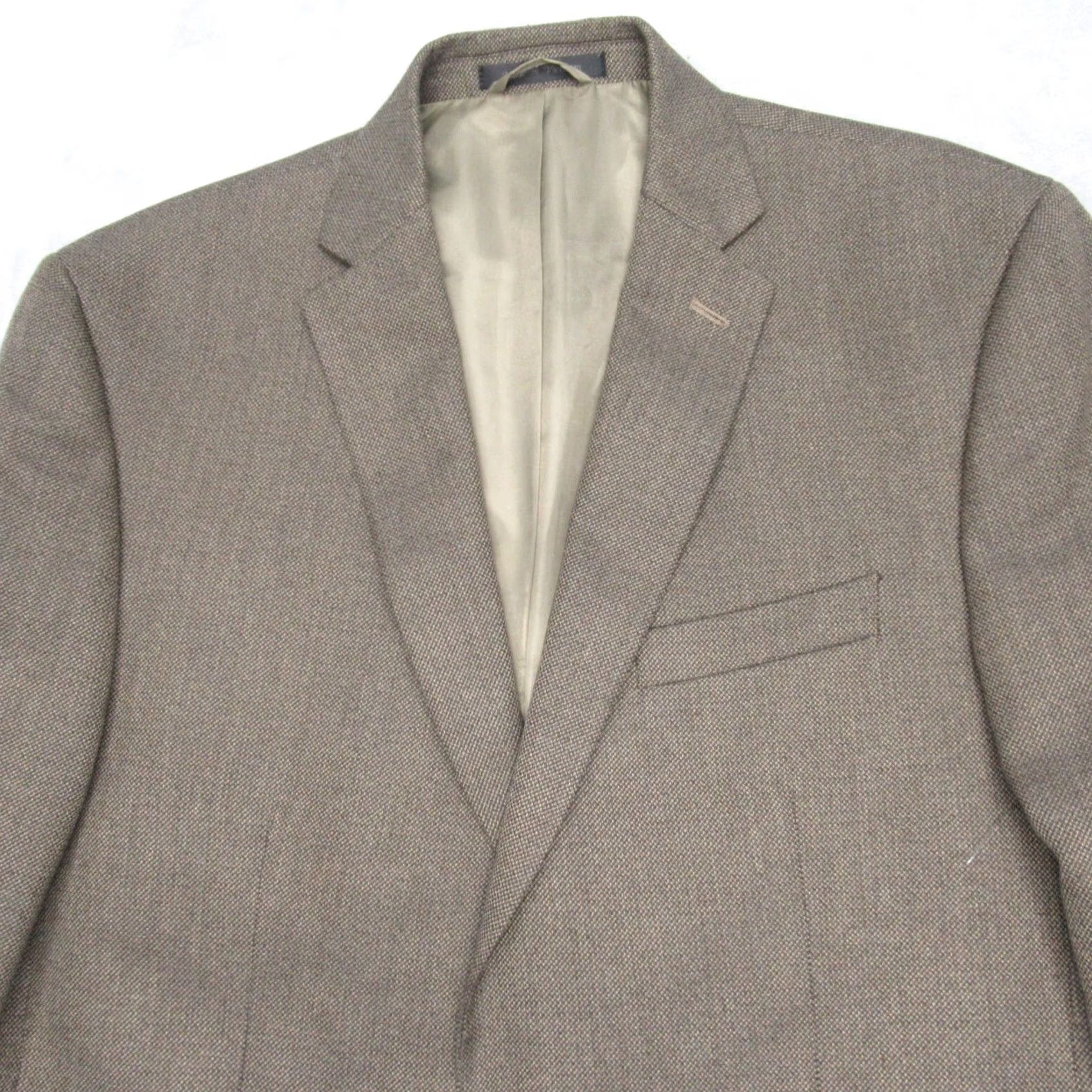 Van Heusen Van Heusen Blazer Mens 42R Dark Brown Sport Coat Pockets 2 Button 2 Vents NEW Size 42R - 6 Thumbnail