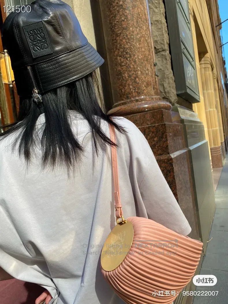 LOEWE size S Sheepskin Fisherman's Hat