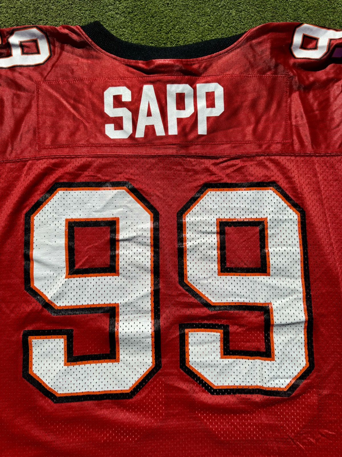 Adidas × NFL × Vintage 1998 Tampa Bay Buccaneers Warren Sapp Vintage Adidas Jersey Size US L / EU 52-54 / 3 - 4 Thumbnail