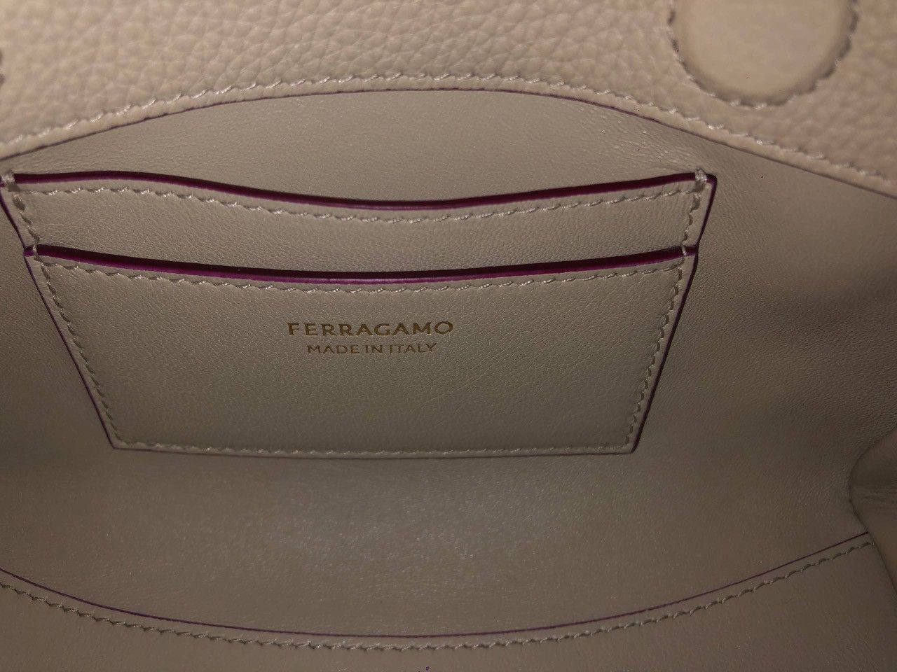 Salvatore Ferragamo Ferragamo Hug Soft Crossbody Bag XS – “Pietra”(Retail €1850) Size ONE SIZE - 3 Thumbnail
