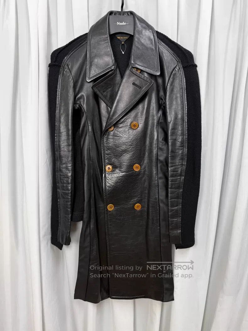 Comme des Garcons Comme des garcons 02AW leather patchwork trench coat with Size M / US 6-8 / IT 42-44 - 1 Thumbnail
