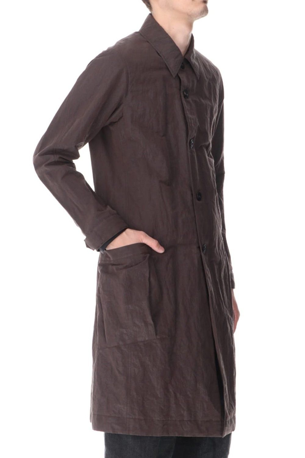 Devoa Devoa 21SS Coat lightweight highdensity Co/Pe Mud Gray Size US M / EU 48-50 / 2 - 11 Thumbnail