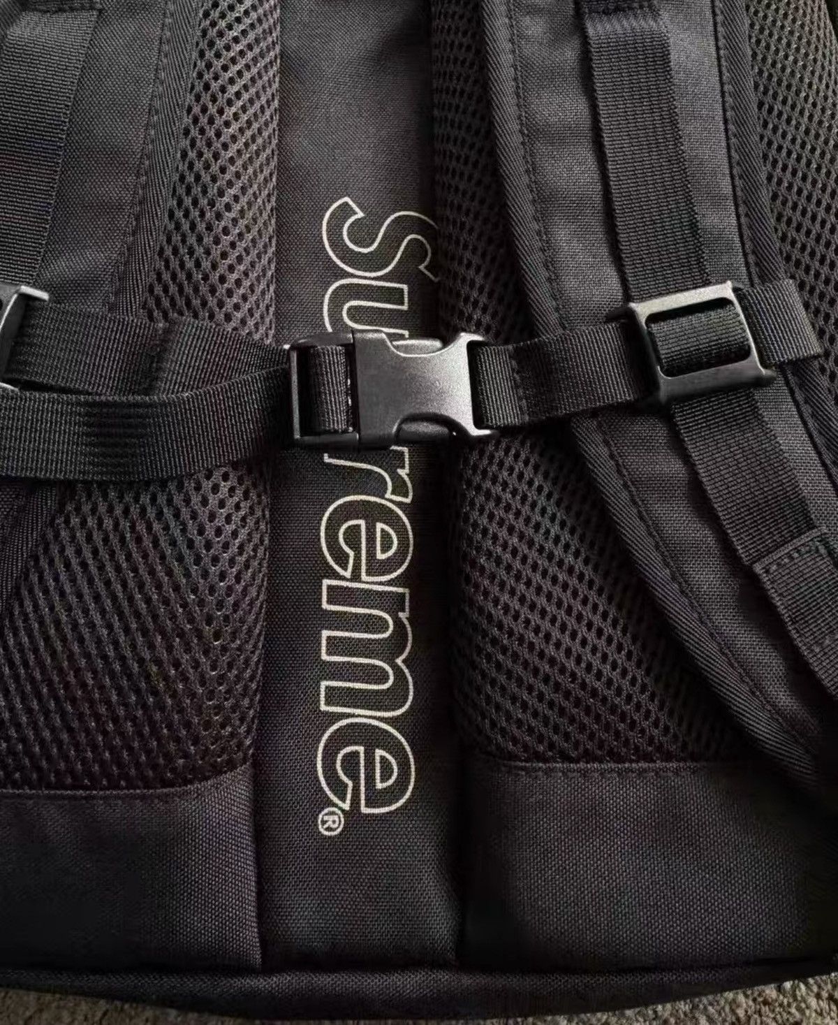 Supreme 20ss ss20 black backpack - toestory.in