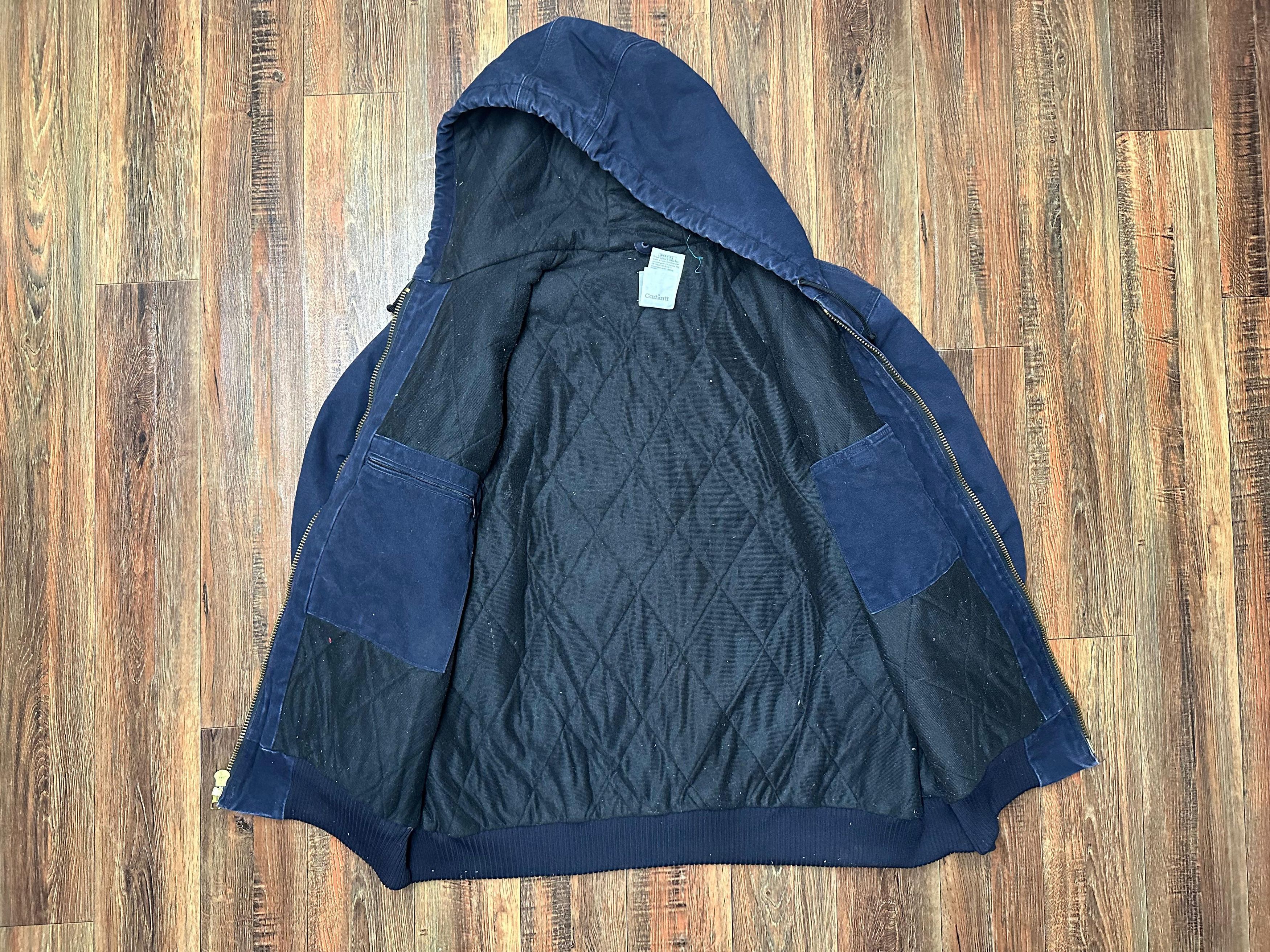 Carhartt × Vintage Vintage Carhartt Hooded Jacket J130 MDT Size US XL / EU 56 / 4 - 4 Thumbnail