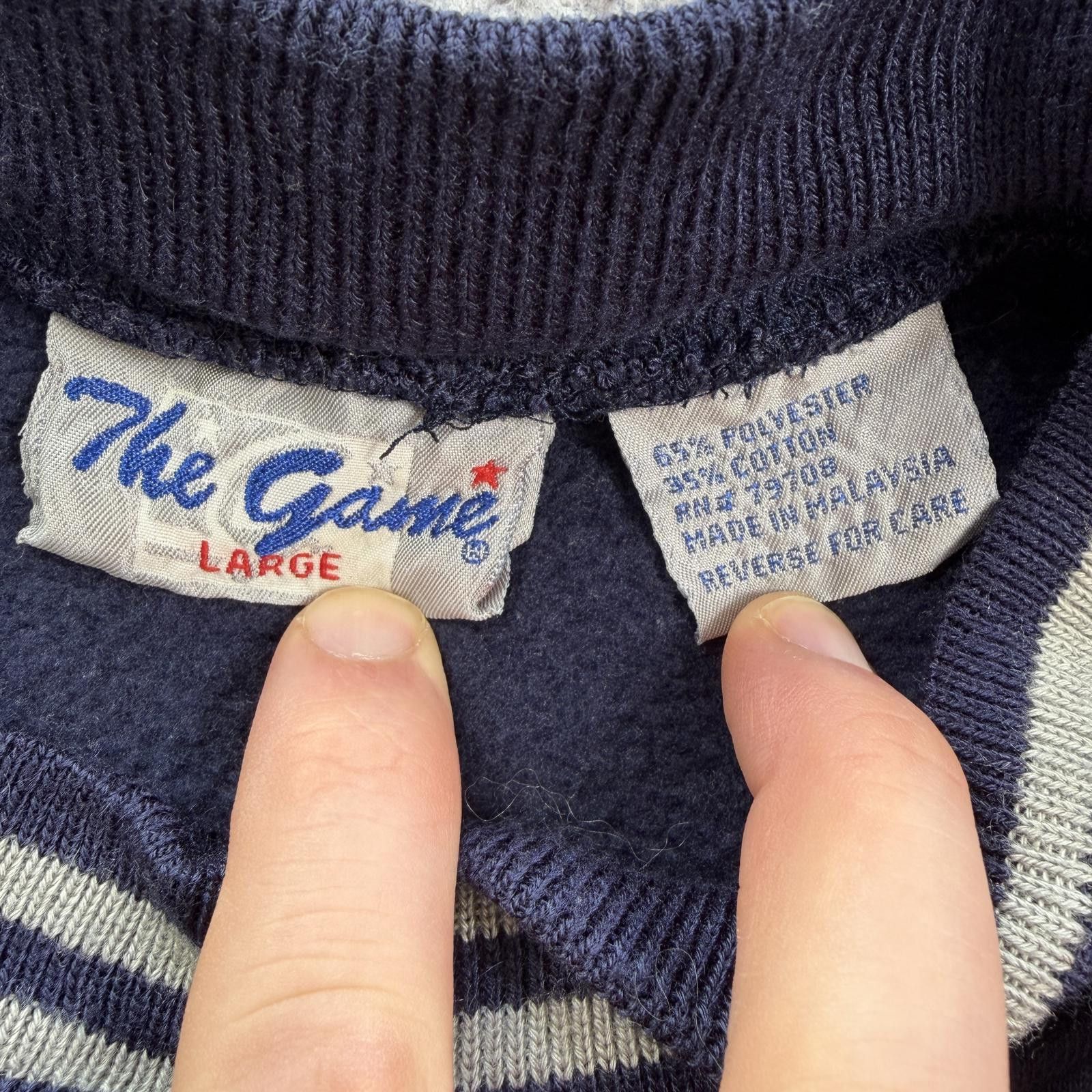 The Game Vintage 90s Dallas Cowboys Crewneck Sweatshirt Navy L Size US L / EU 52-54 / 3 - 4 Thumbnail