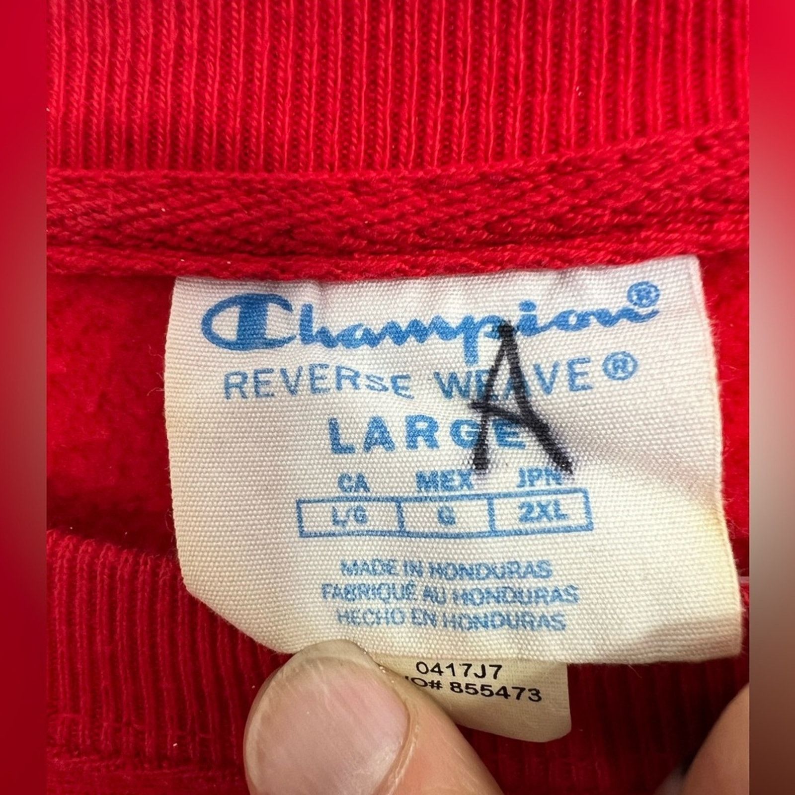 Champion VINTAGE Champion Reverse Weave Wisconsin Badgers Red Bucky Size US L / EU 52-54 / 3 - 3 Thumbnail