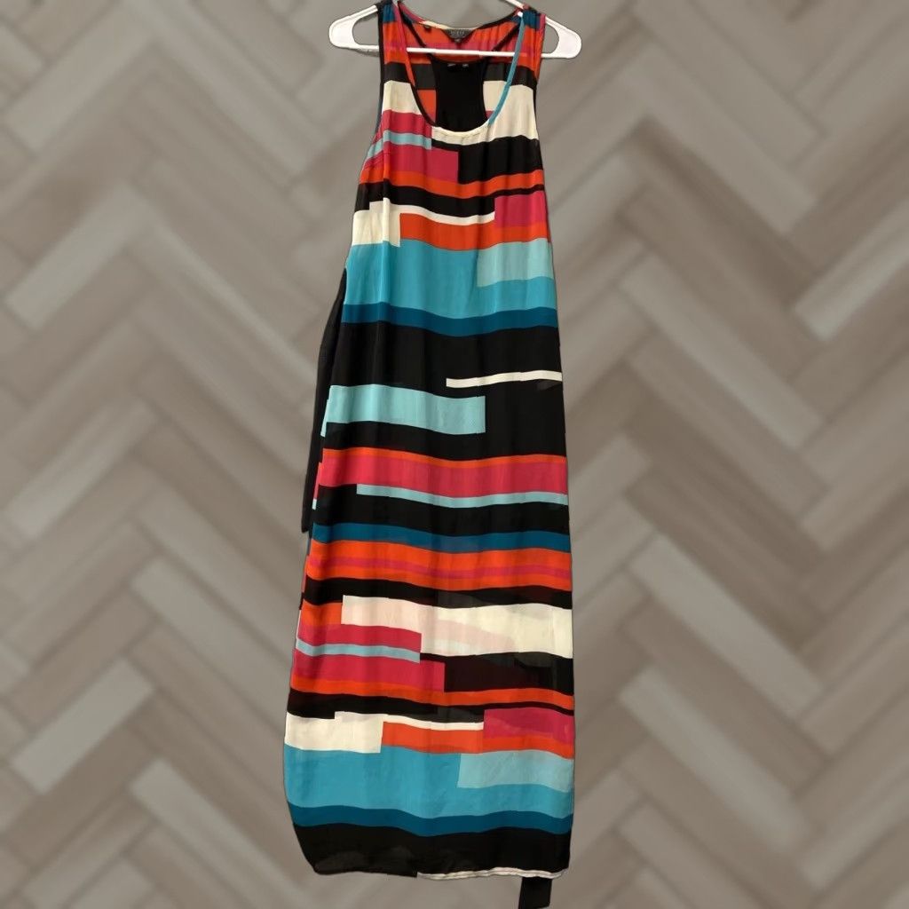 Guess Guess Racer Back Sleeveless Maxi Dress Women XS Colorful Print Size XS / US 0-2 / IT 36-38 - 1 Thumbnail