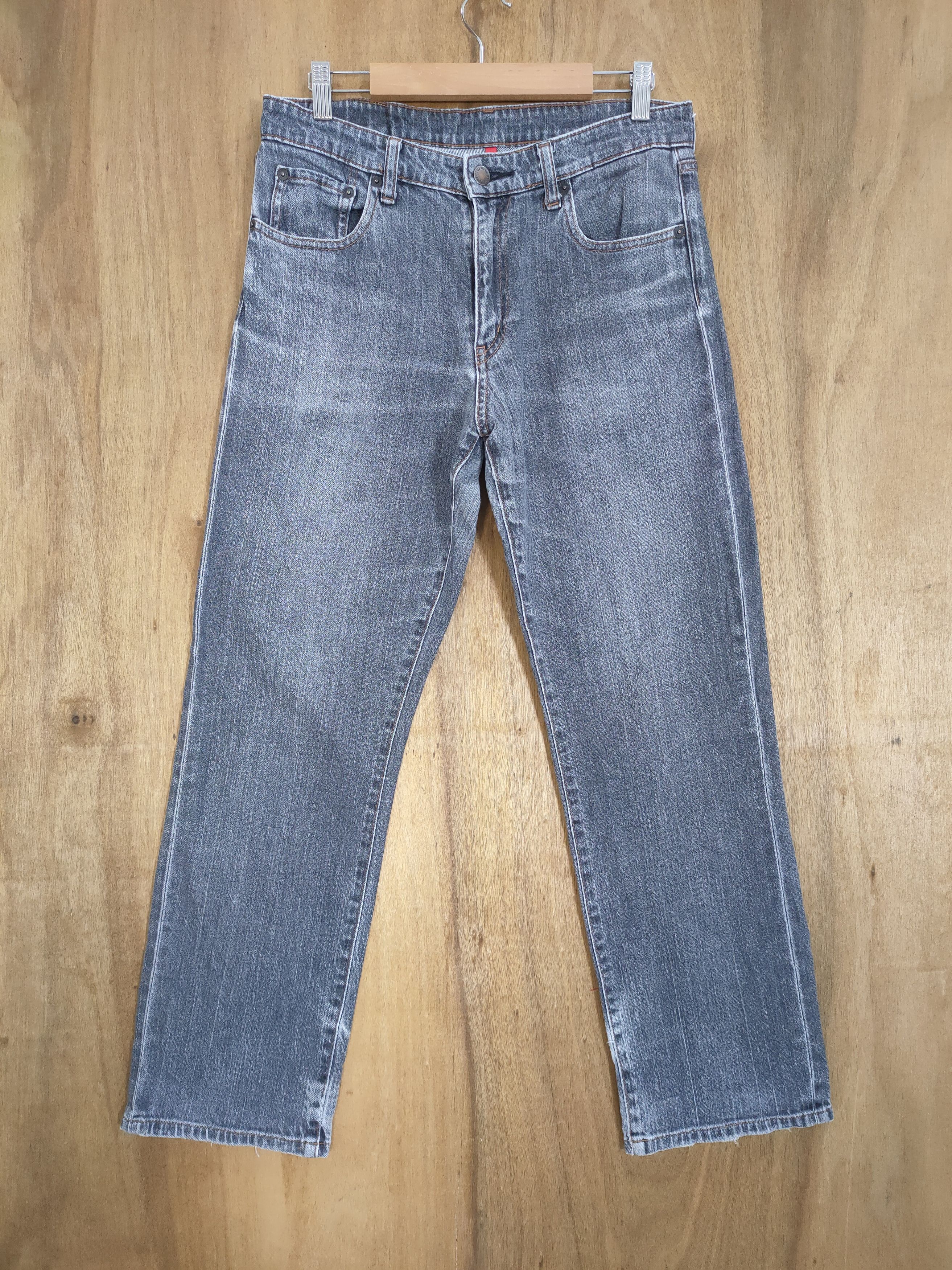 Japanese Brand VINTAGE JAPANESE BLACK JEAN DISTRESSED DENIM PANTS Size US 30 / EU 46 - 1 Thumbnail