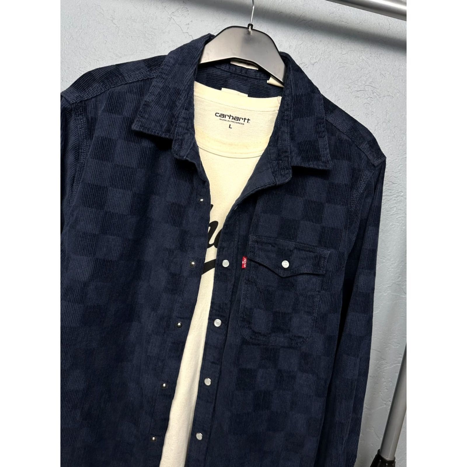 Levi's Levi's Mens Corduroy Flannel Shirt L Size US L / EU 52-54 / 3 - 2 Thumbnail