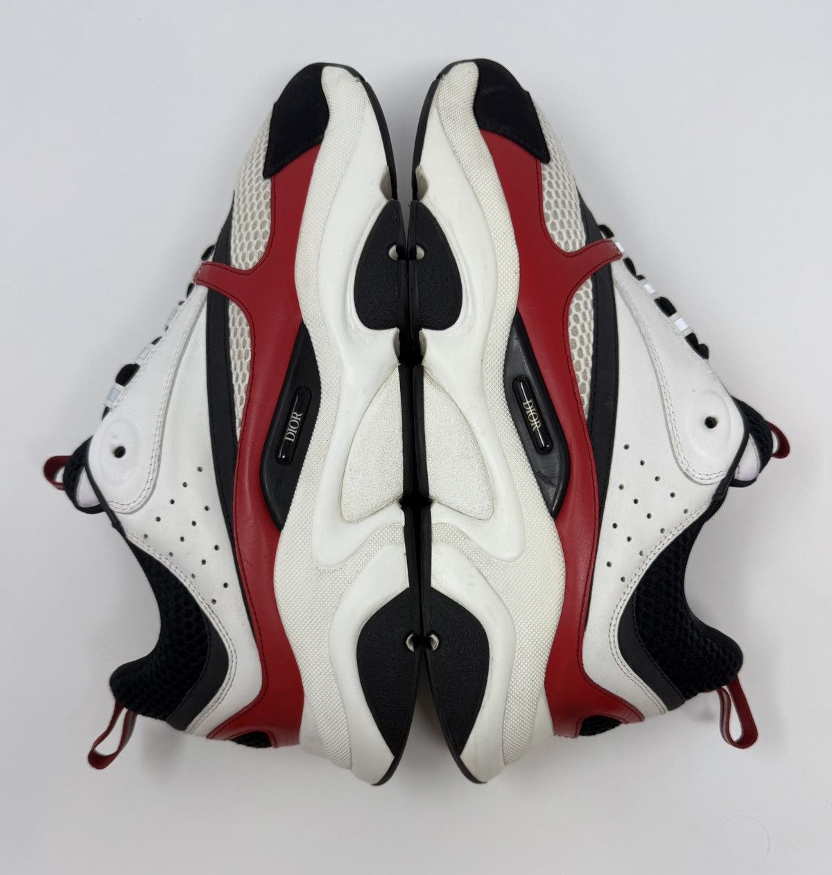 Dior Dior B22 Sneaker White/Red Size US 11 / EU 44 - 3 Thumbnail