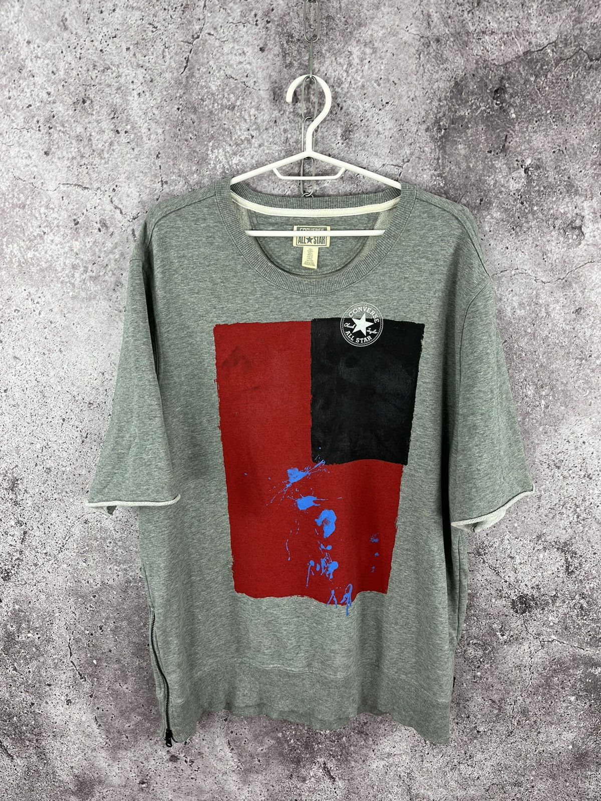 Converse × Vintage Converse Vintage Tee Heavy Cotton Y2K Street Style Size L Size US L / EU 52-54 / 3 - 1 Thumbnail