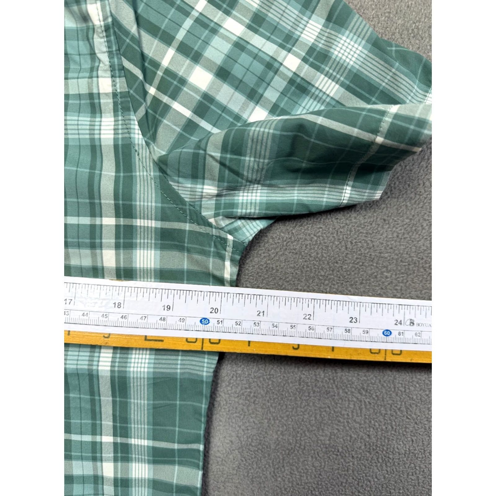 Vintage Rohan Green Button-Up Shirt Womens size 12 Short Sleeve Outdoor Hiking, Collared, Regular Size XL / US 12-14 / IT 48-50 - 2 Thumbnail