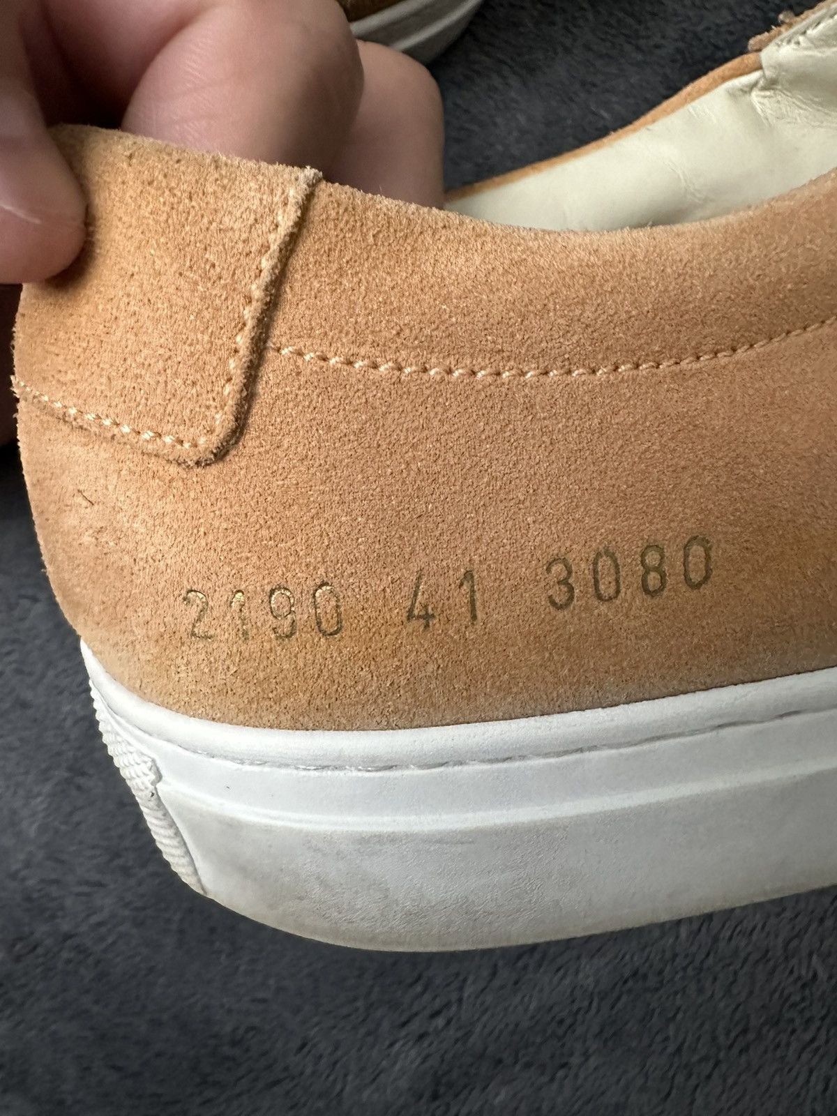Common Projects × Designer Common Projects Achilles Low Suede Size US 8 / EU 41 - 7 Thumbnail