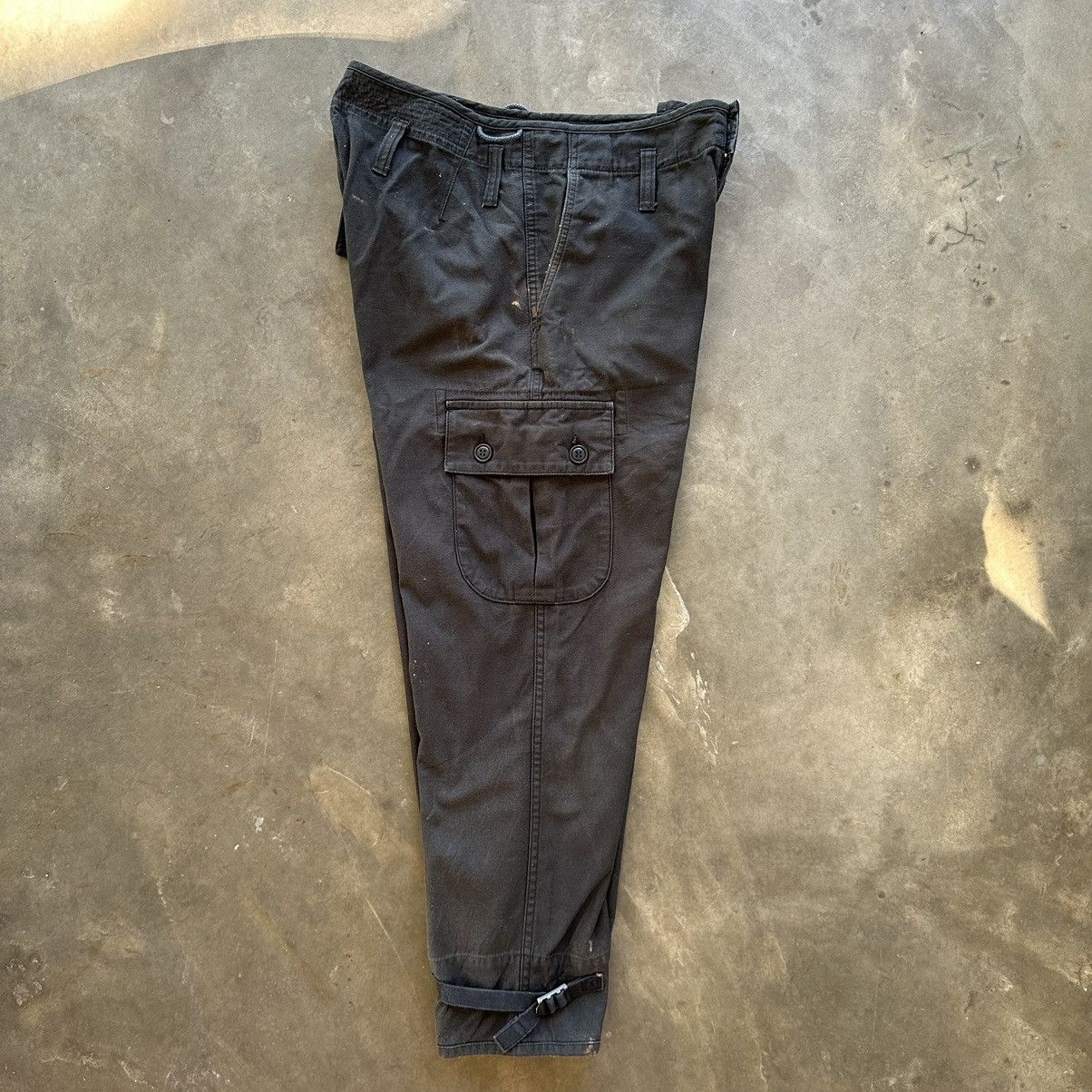Comme des Garcons AD 2018 🔥 Junya Watanabe Comme Des Garcon BLACK Cargo Pants Size US 31 - 17 Thumbnail