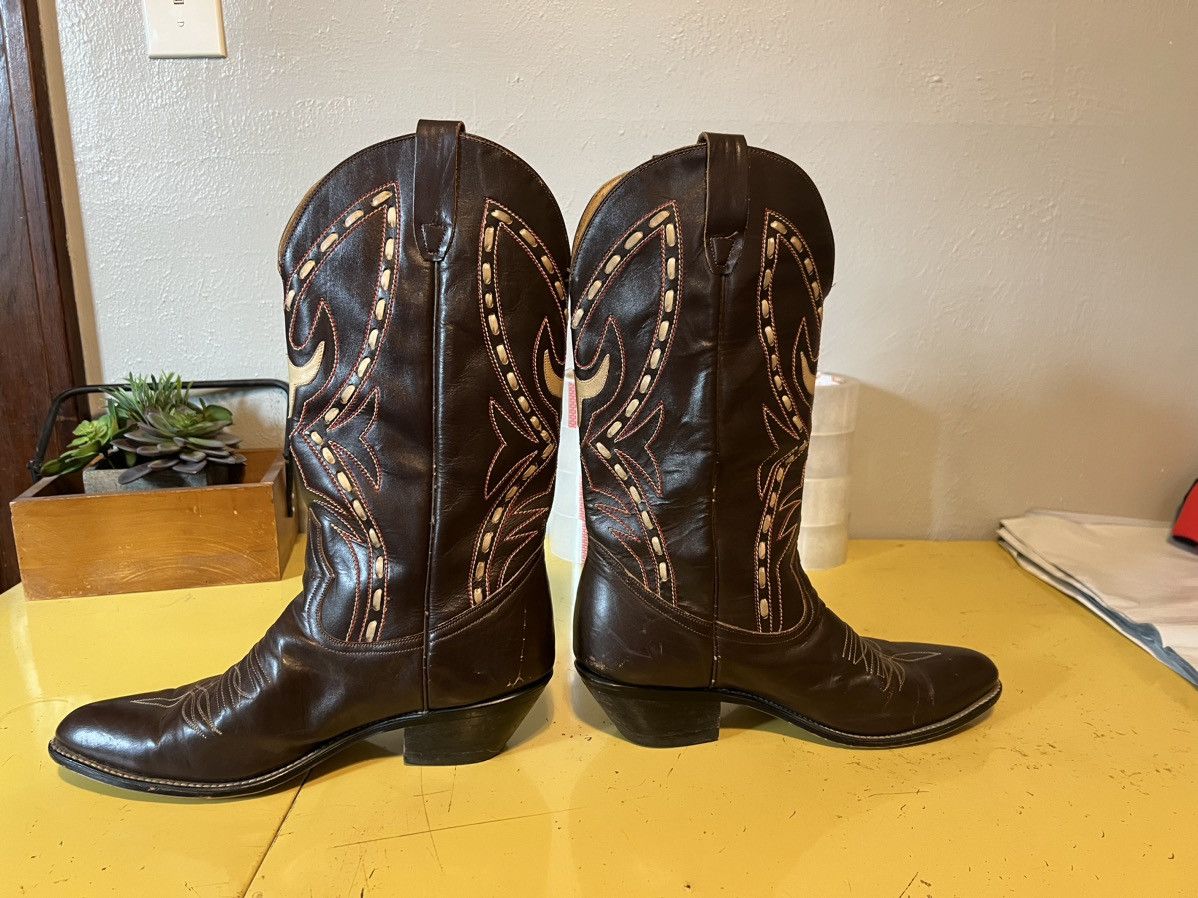 Vintage Vintage Destroyer Cowboy Boots Sz 11.5 Size US 11.5 / EU 44-45 - 8 Thumbnail