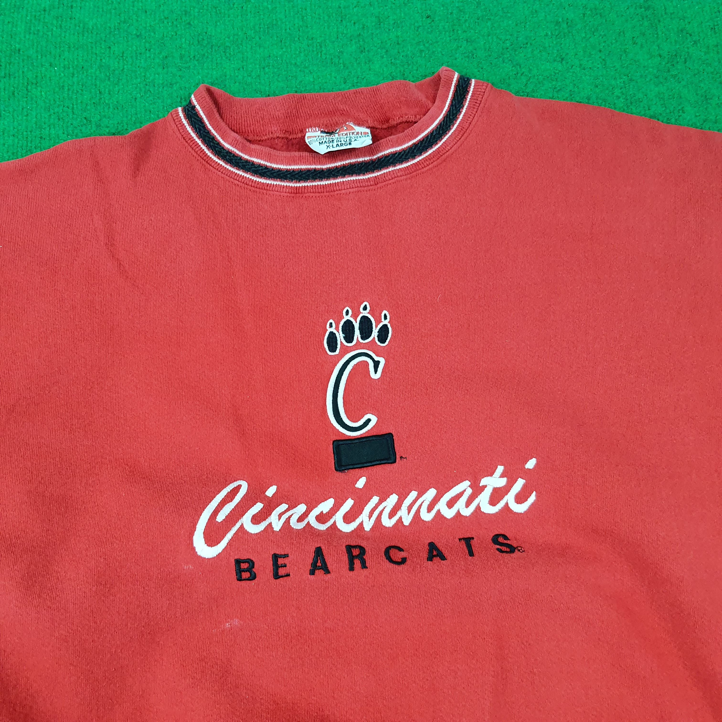 NCAA × Vintage Vintage Cincinnati Bearcats NCAA Team Sweatshirt C232N17 Size US L / EU 52-54 / 3 - 2 Thumbnail