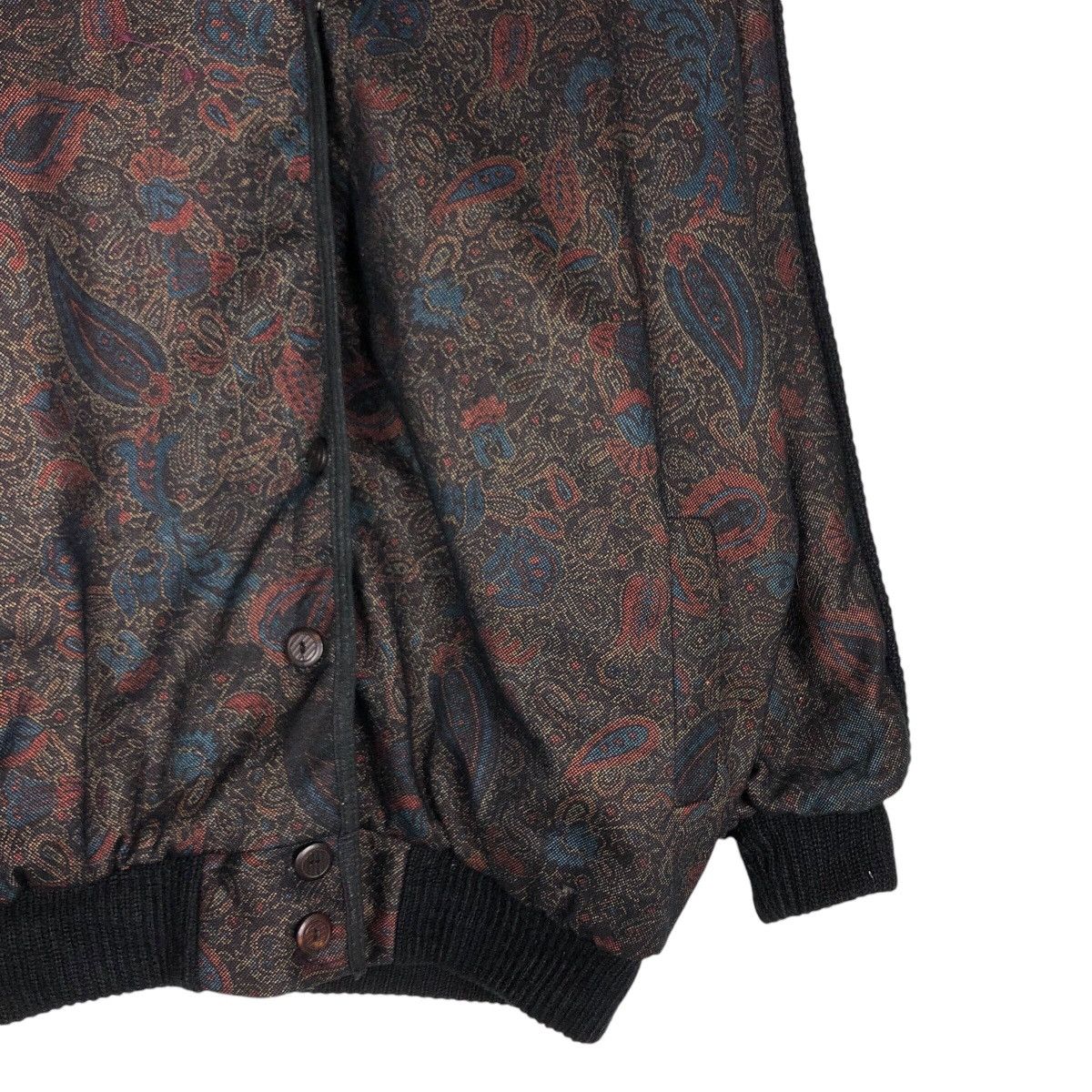 Japanese Brand 📌Vintage Bomber Jacket Floral Full Print Issey Miyake Size US M / EU 48-50 / 2 - 6 Thumbnail