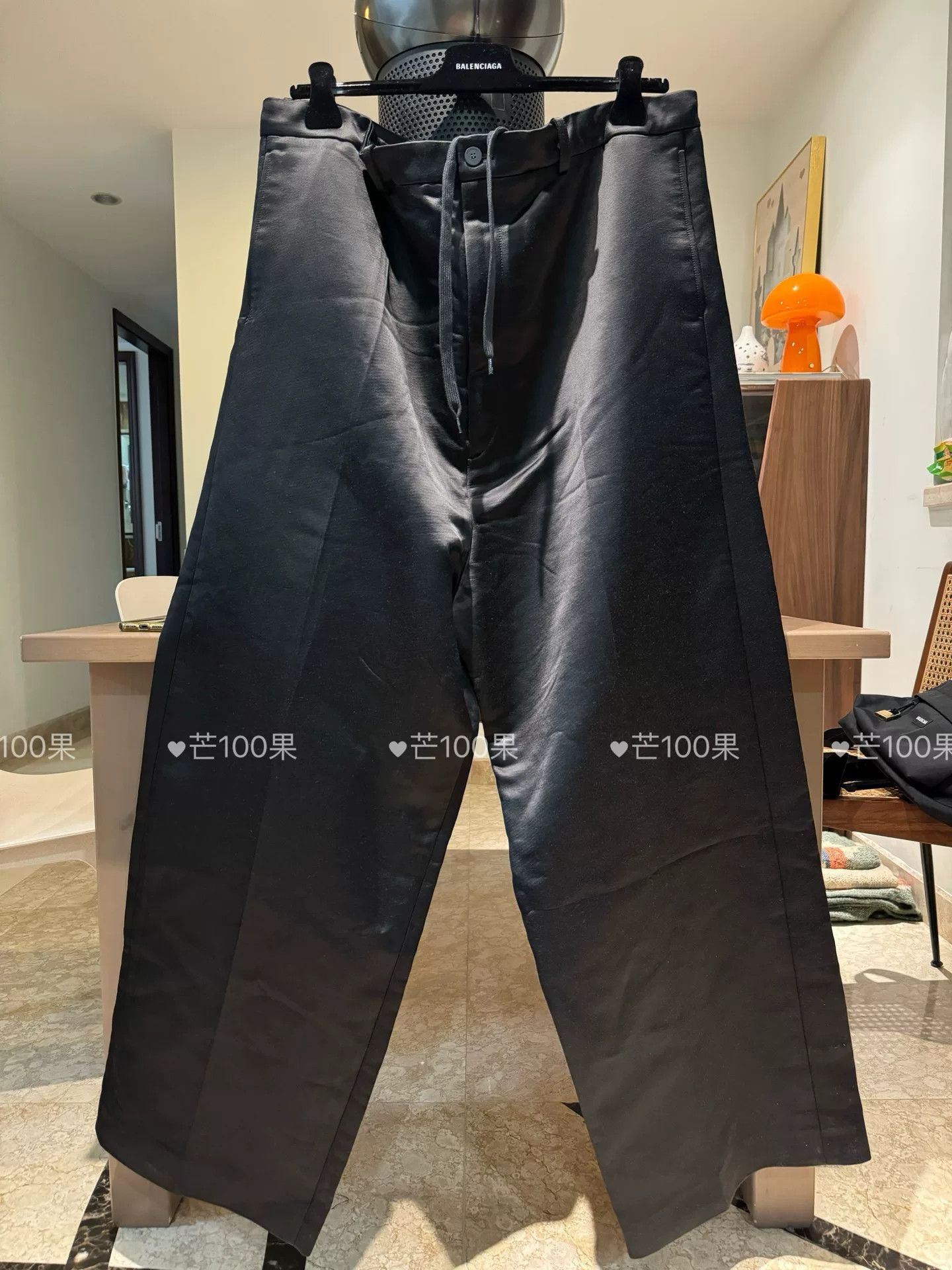 Balenciaga Balenciaga 24 Relaxed Poplin Drawstring Trousers Size US 30 / EU 46 - 1 Thumbnail