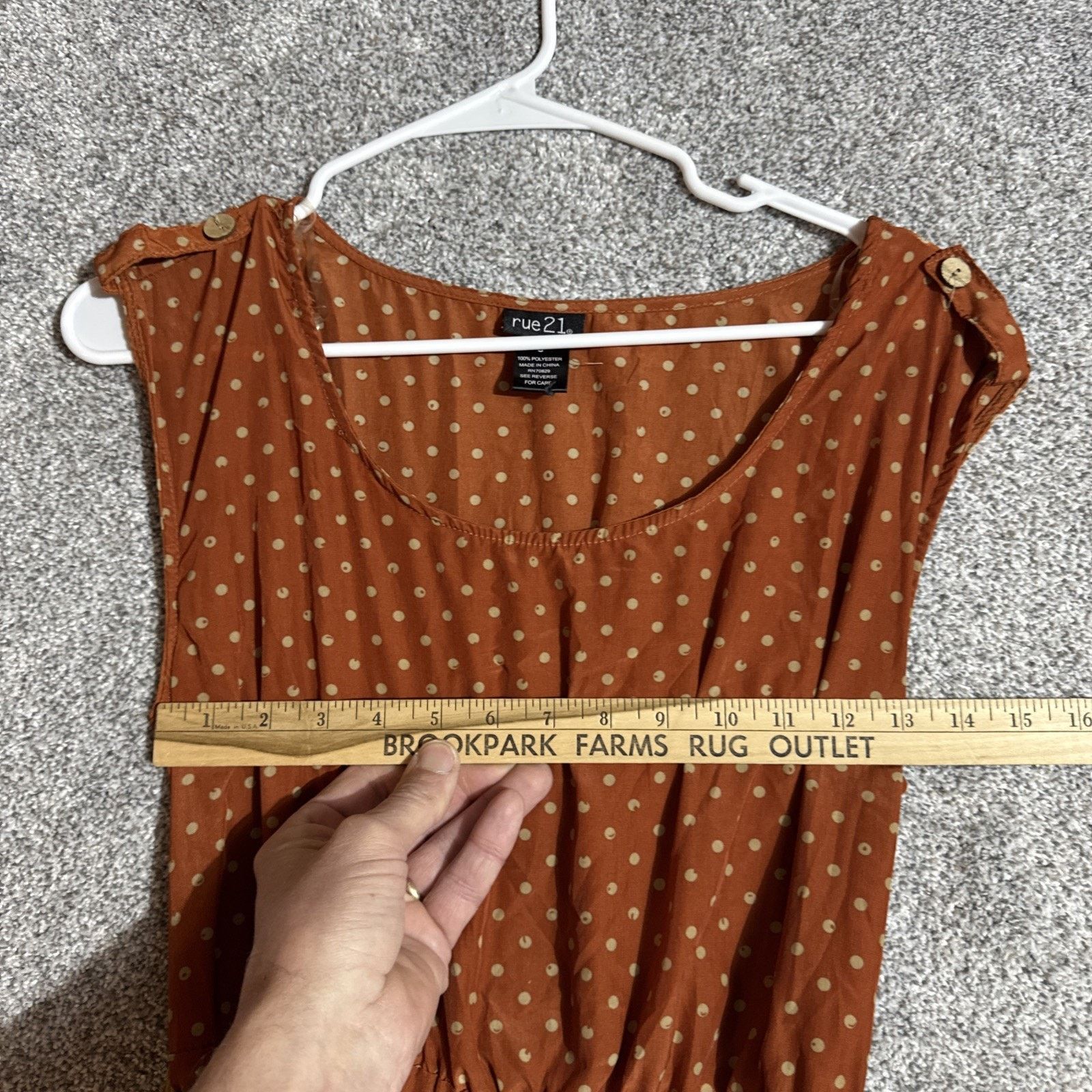 Other Rue21 High Low Dress Small Belted Boho Cottagecore Peasant Size S / US 4 / IT 40 - 2 Thumbnail