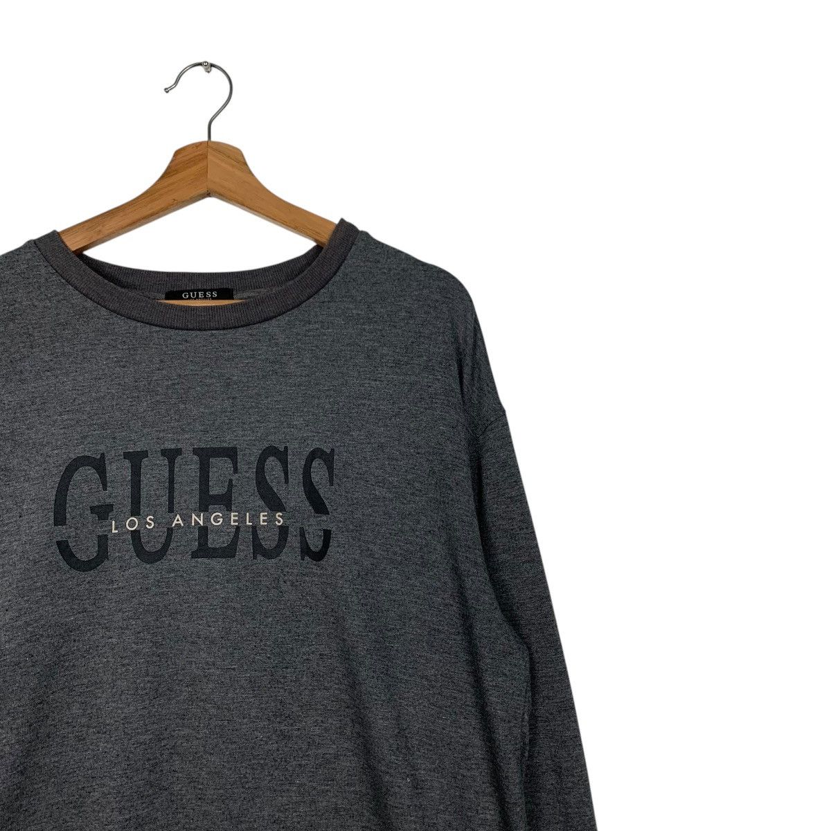Guess GUESS Los Angeles Big Logo Crewneck Sweatshirt #1652-C74 Size US XL / EU 56 / 4 - 5 Thumbnail