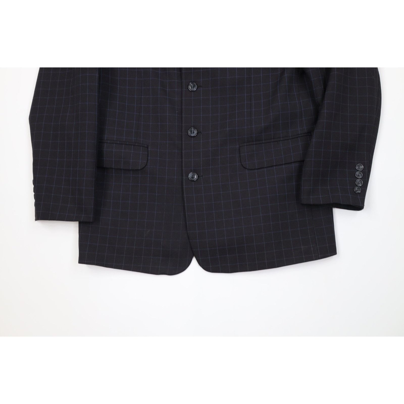 Vintage Vintage 90s Streetwear Distressed 2 Piece Knit Suit Size 40R - 4 Thumbnail