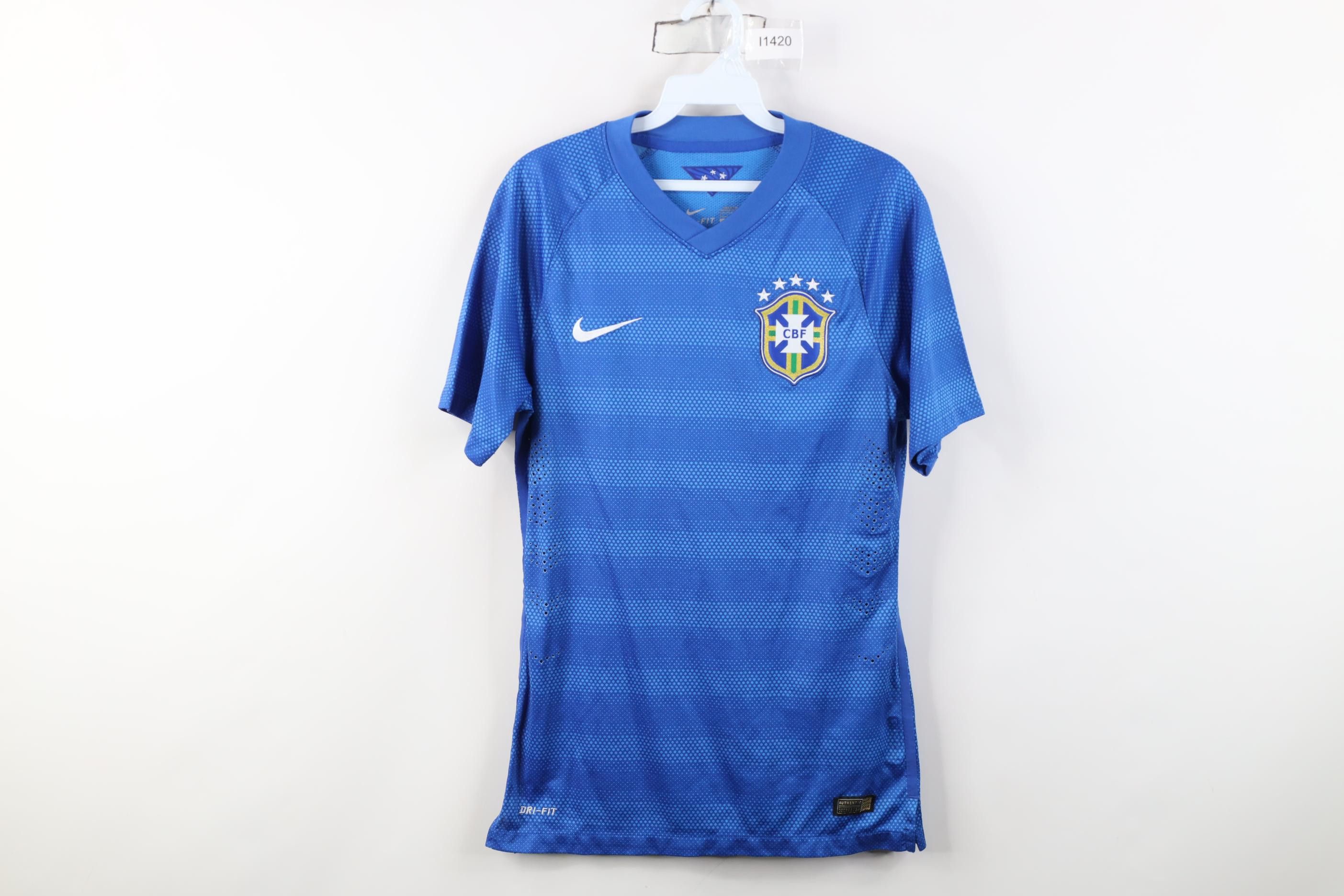 Nike Vintage Nike Authentic 2014 World Cup Brazil Soccer Jersey Size US S / EU 44-46 / 1 - 1 Thumbnail