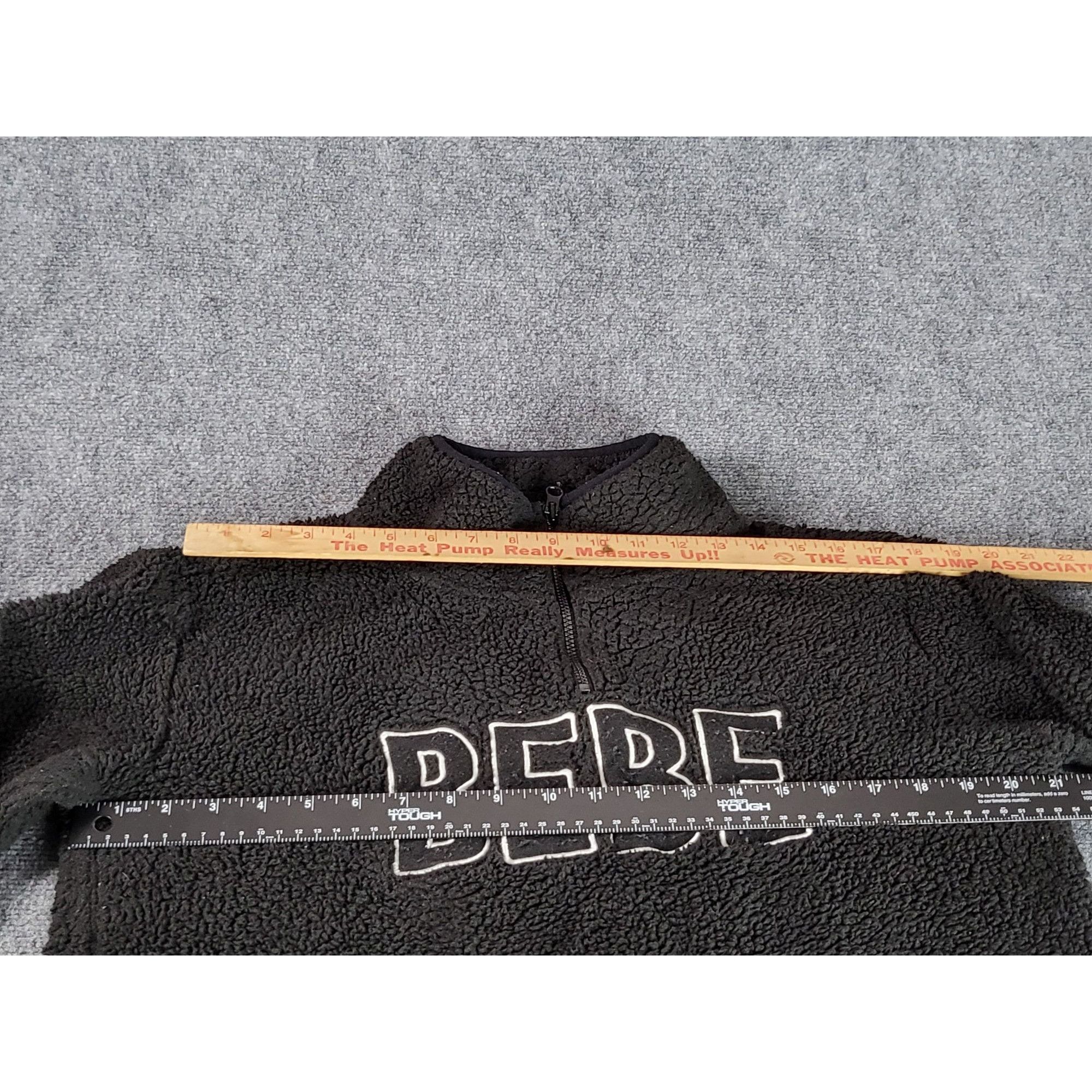 Bebe Bebe Black Faux Shearling Quarter Zip Logo Embroidered Sweat Size M / US 6-8 / IT 42-44 - 5 Thumbnail