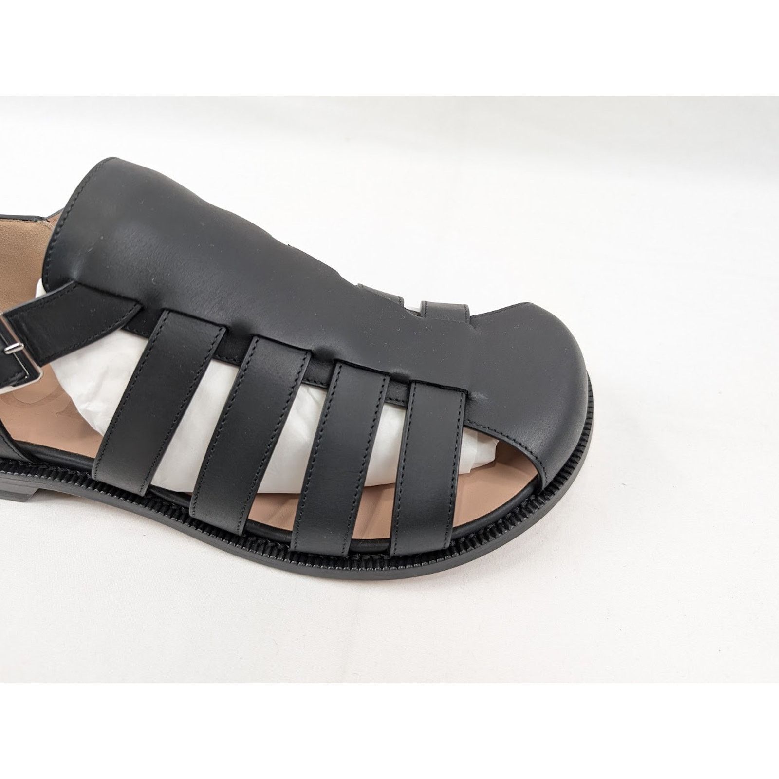 Loewe o1rshd1 Campo Leather Sandals in Black Size US 9 / EU 42 - 3 Thumbnail