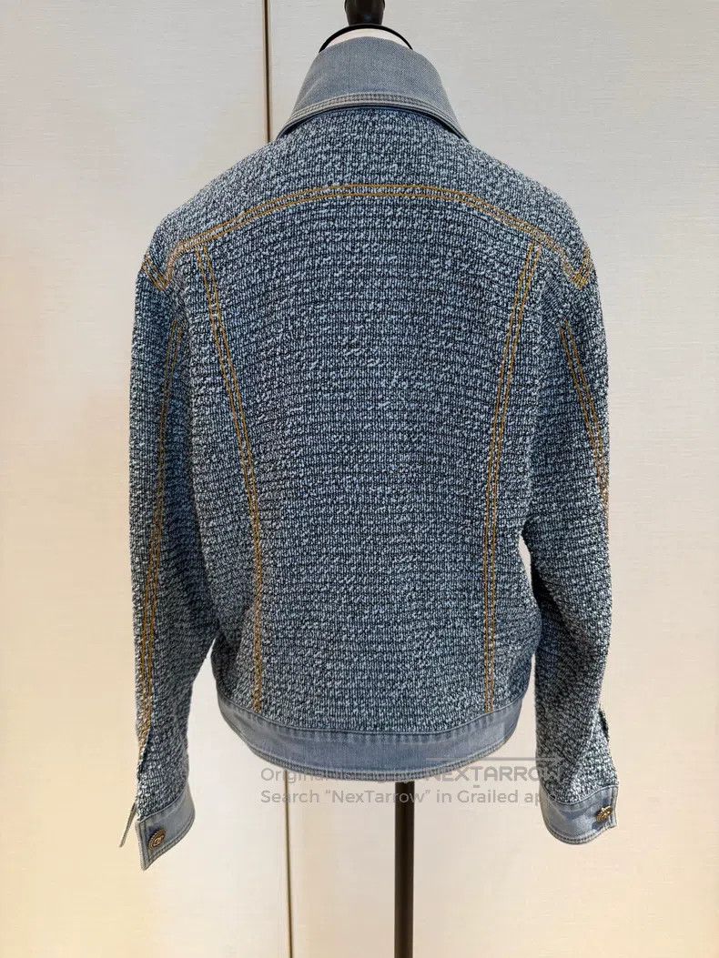 Chanel Chanel 18P blue denim braided jacket Size XS / US 0-2 / IT 36-38 - 2 Thumbnail
