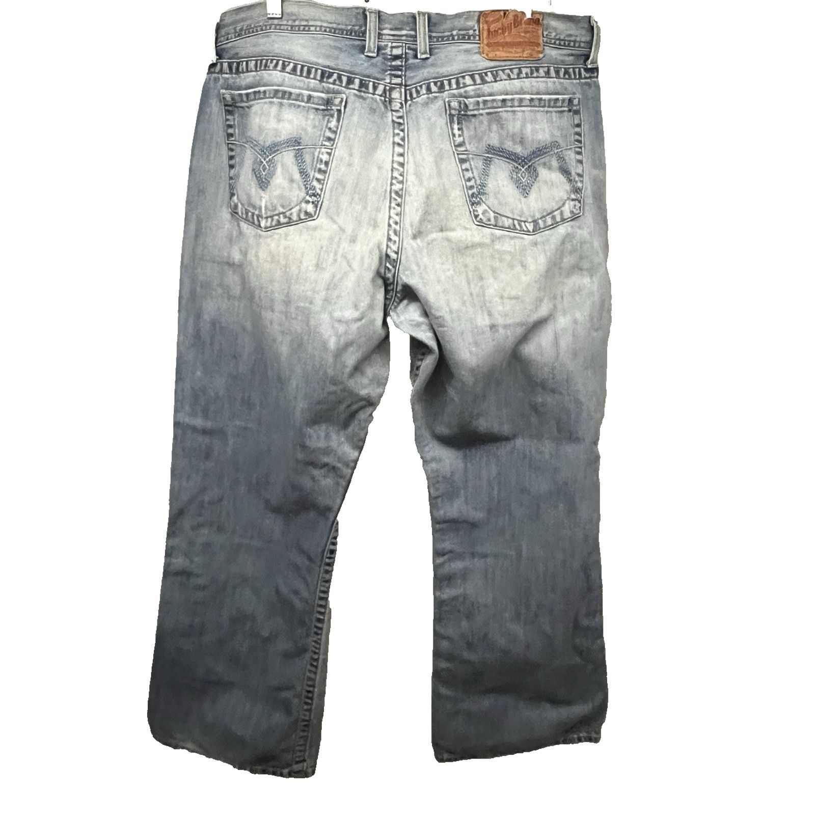 Lucky Brand Lucky Brand Denim Jeans Relax Bootleg Mens 38x31 Distressed Size US 38 / EU 54 - 1 Thumbnail