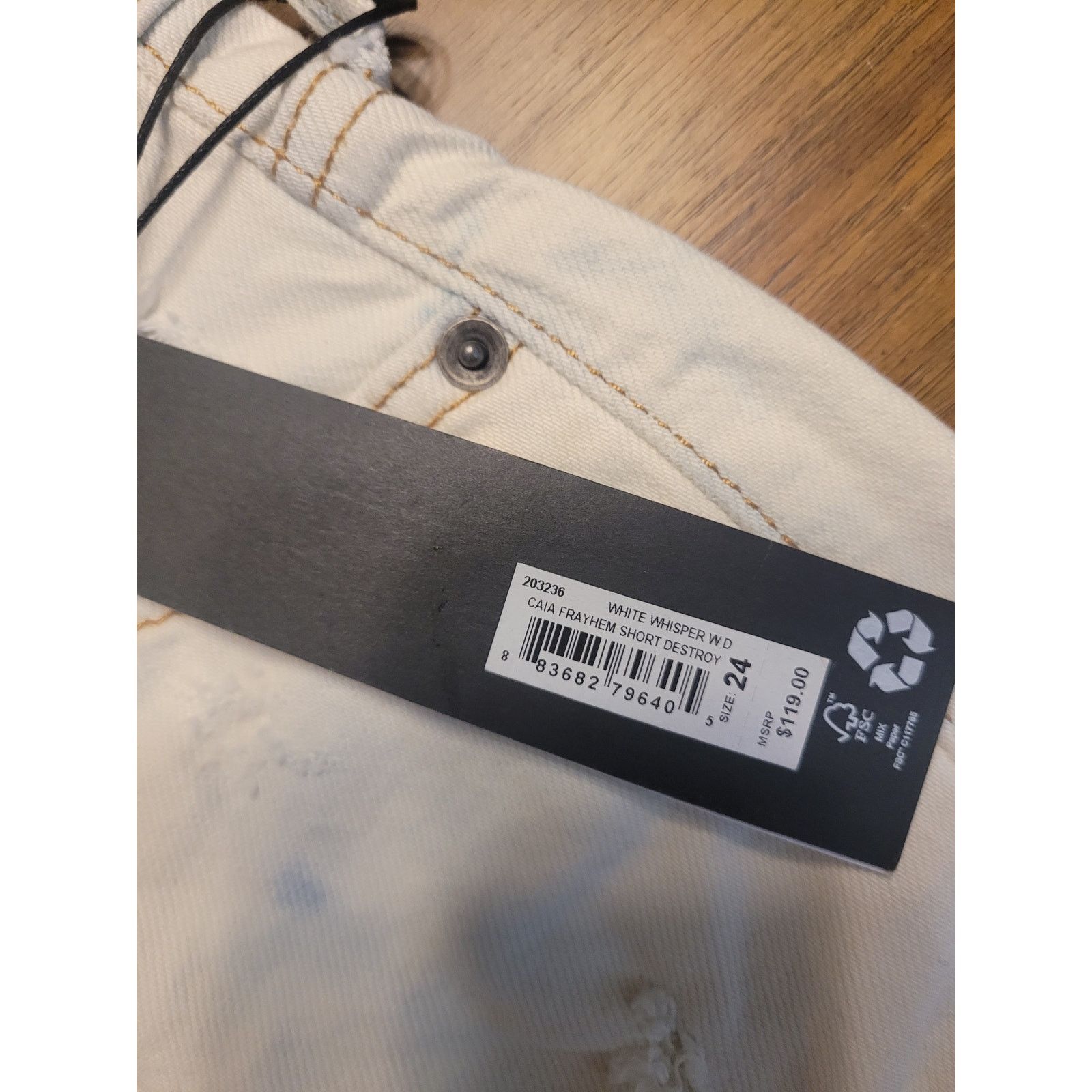 True Religion True Religion HR Acid Wash Shorts 24 NWT Thrashed Destroyed Size 24" / US 00 / IT 34 - 5 Thumbnail