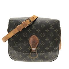 LOUIS VUITTON Monogram Saint Cloud PM Shoulder Bag M51244 LV Auth am655g