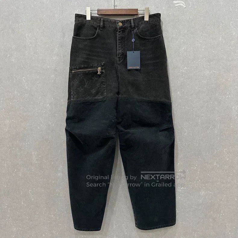 Louis Vuitton Louis Vuitton Printed Worn Jeans Size US 30 / EU 46 - 1 Thumbnail