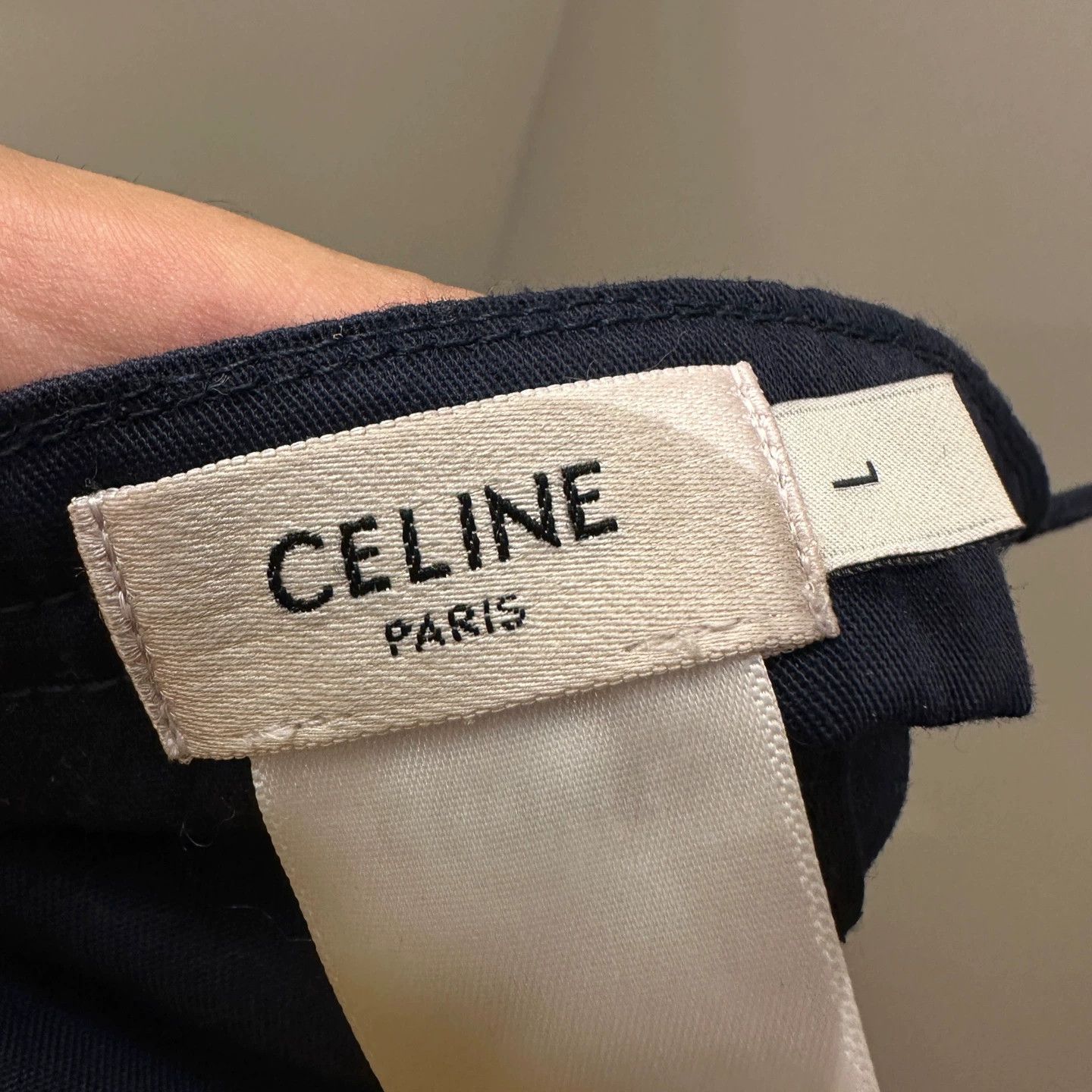 Celine Celine may123 Logo Lettering Baseball Cap L Cotton Size ONE SIZE - 5 Thumbnail