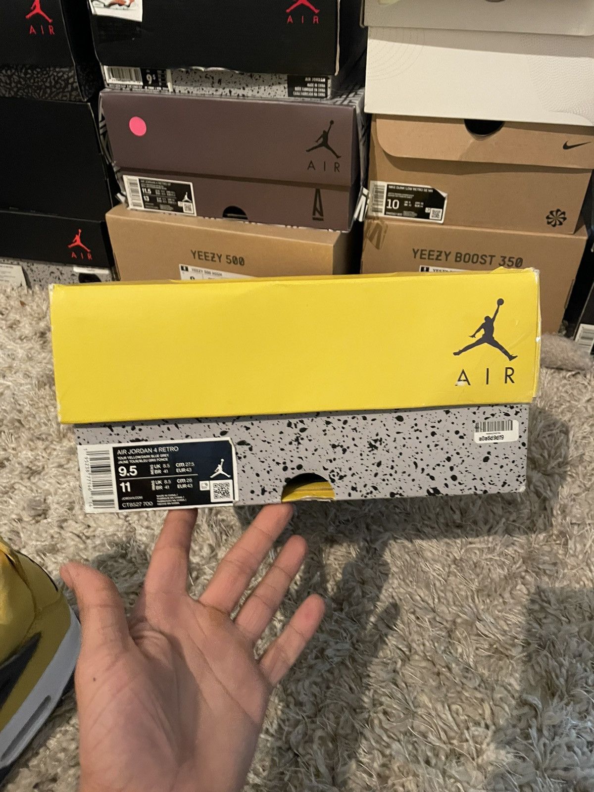 Jordan Brand Jordan 4 Lightning Size US 9.5 / EU 42-43 - 12 Thumbnail