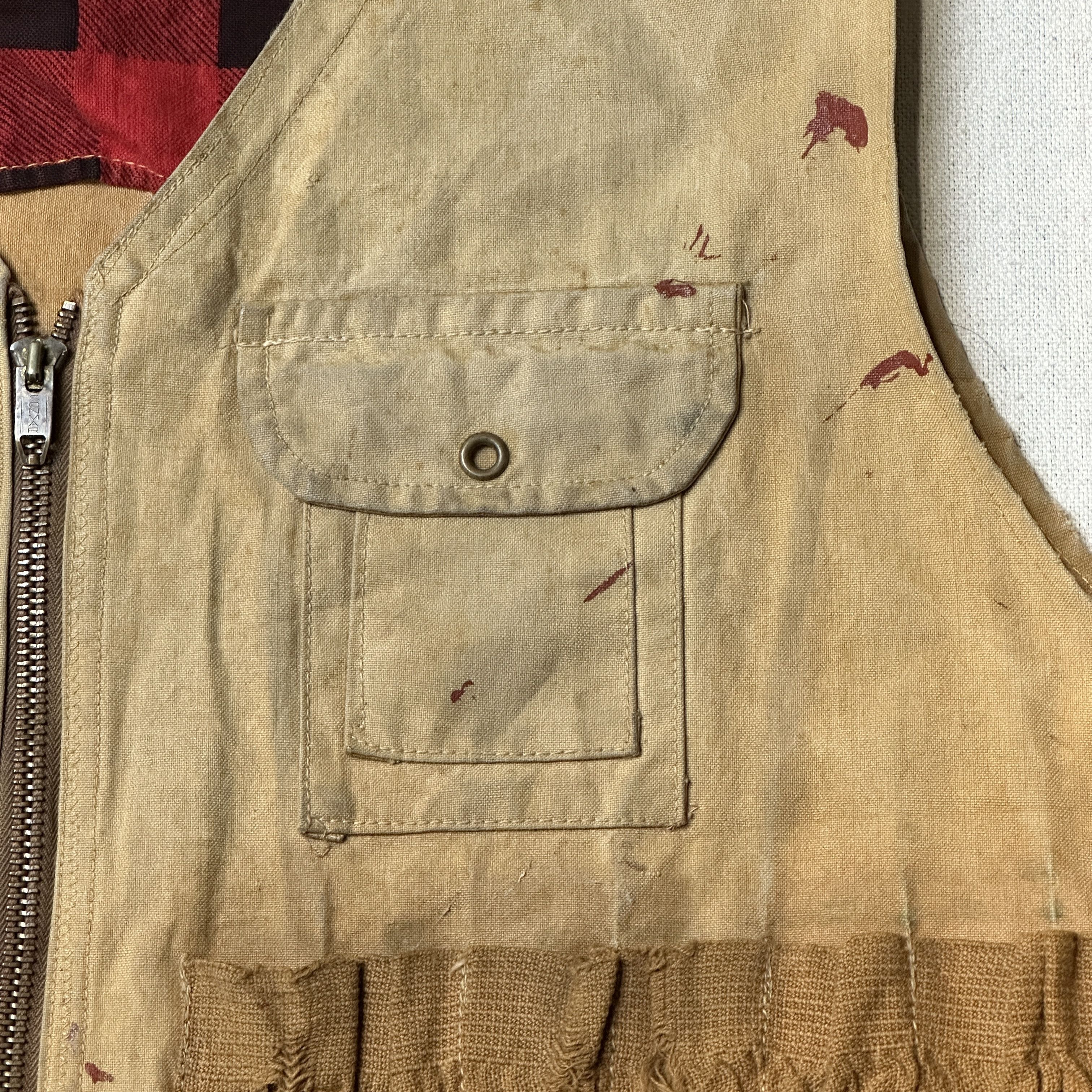 Ma+ Vintage Masland Made Canvas Hunting Vest Size M Size US M / EU 48-50 / 2 - 2 Thumbnail