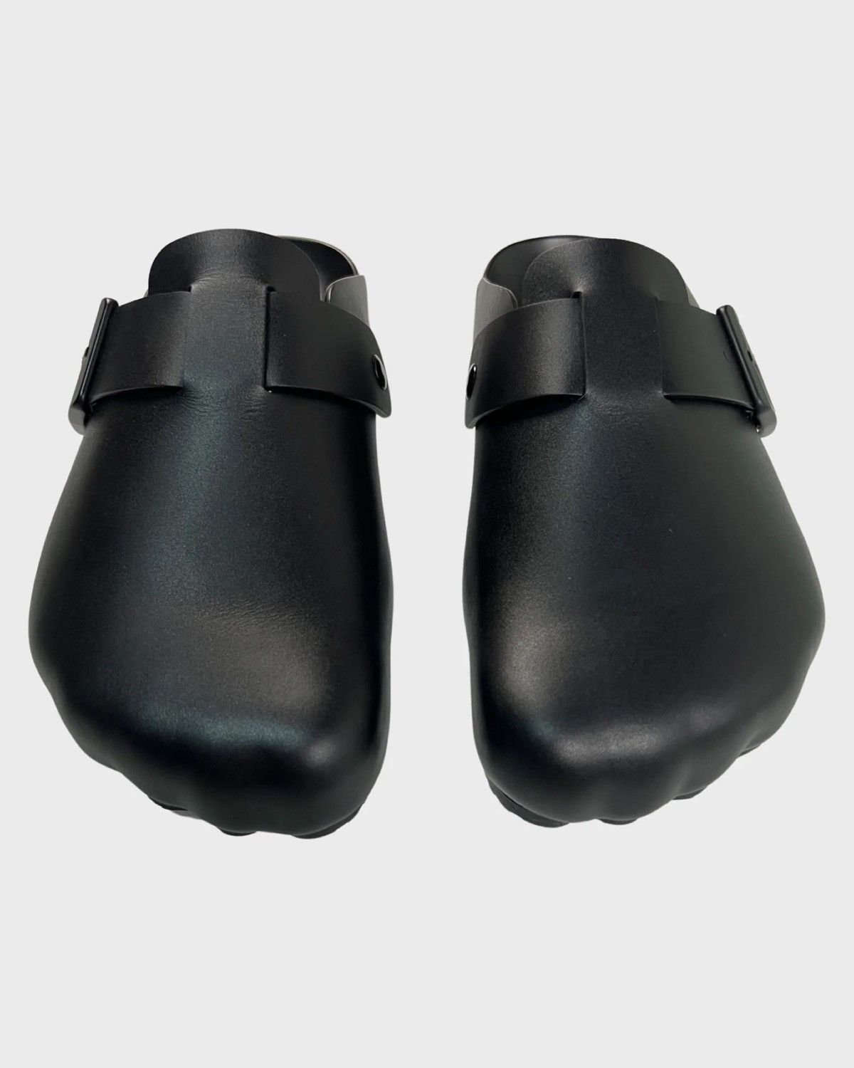image of Balenciaga Ss24 Sunday Mule Shoess Matte Calfskin Sz:41 Shoes in Black, Men's (Size 7.5)