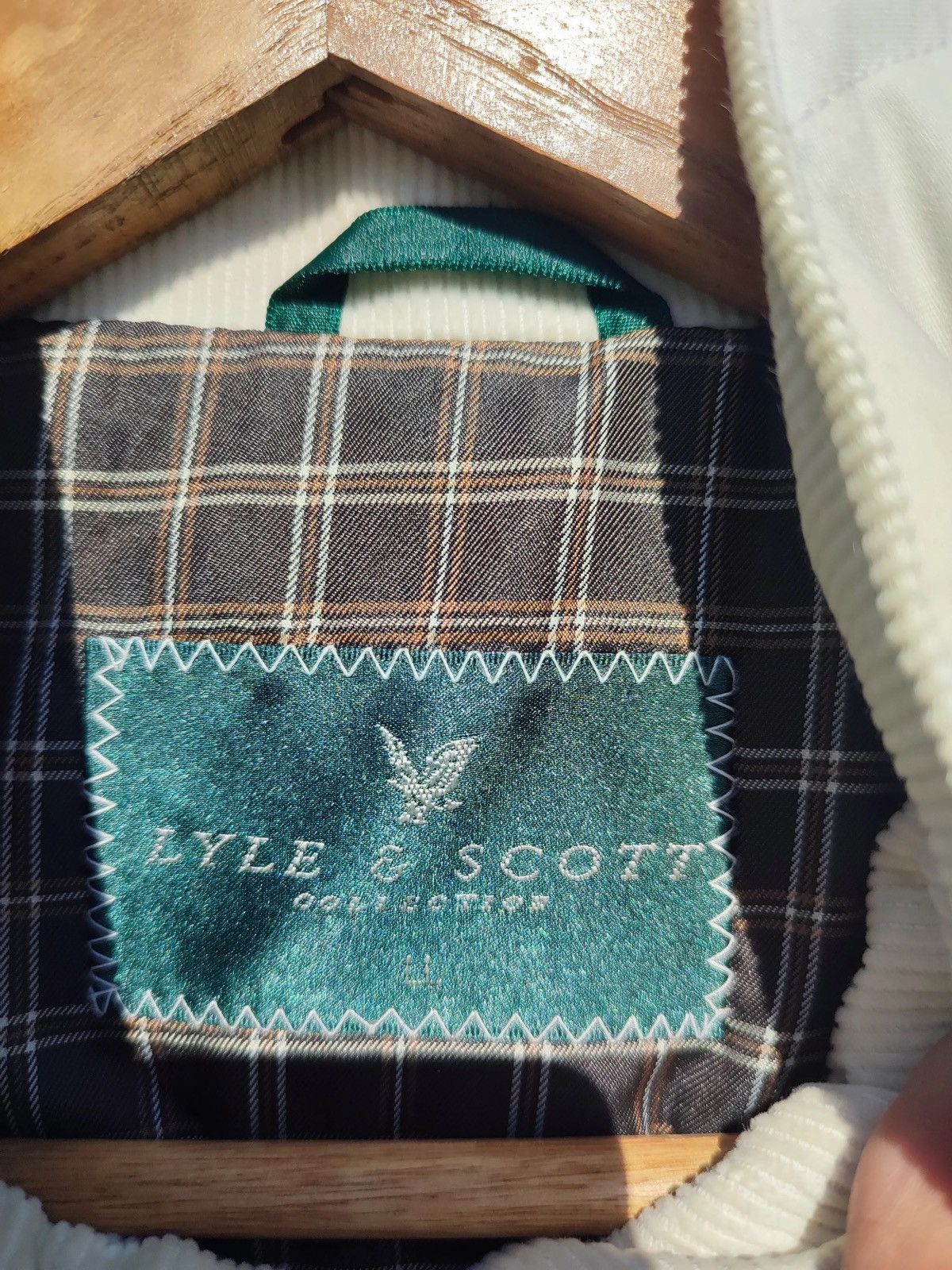 Lyle & Scott × Vintage Vintage 90s Lyle & Scott Quilted Down Jacket Size US L / EU 52-54 / 3 - 9 Thumbnail