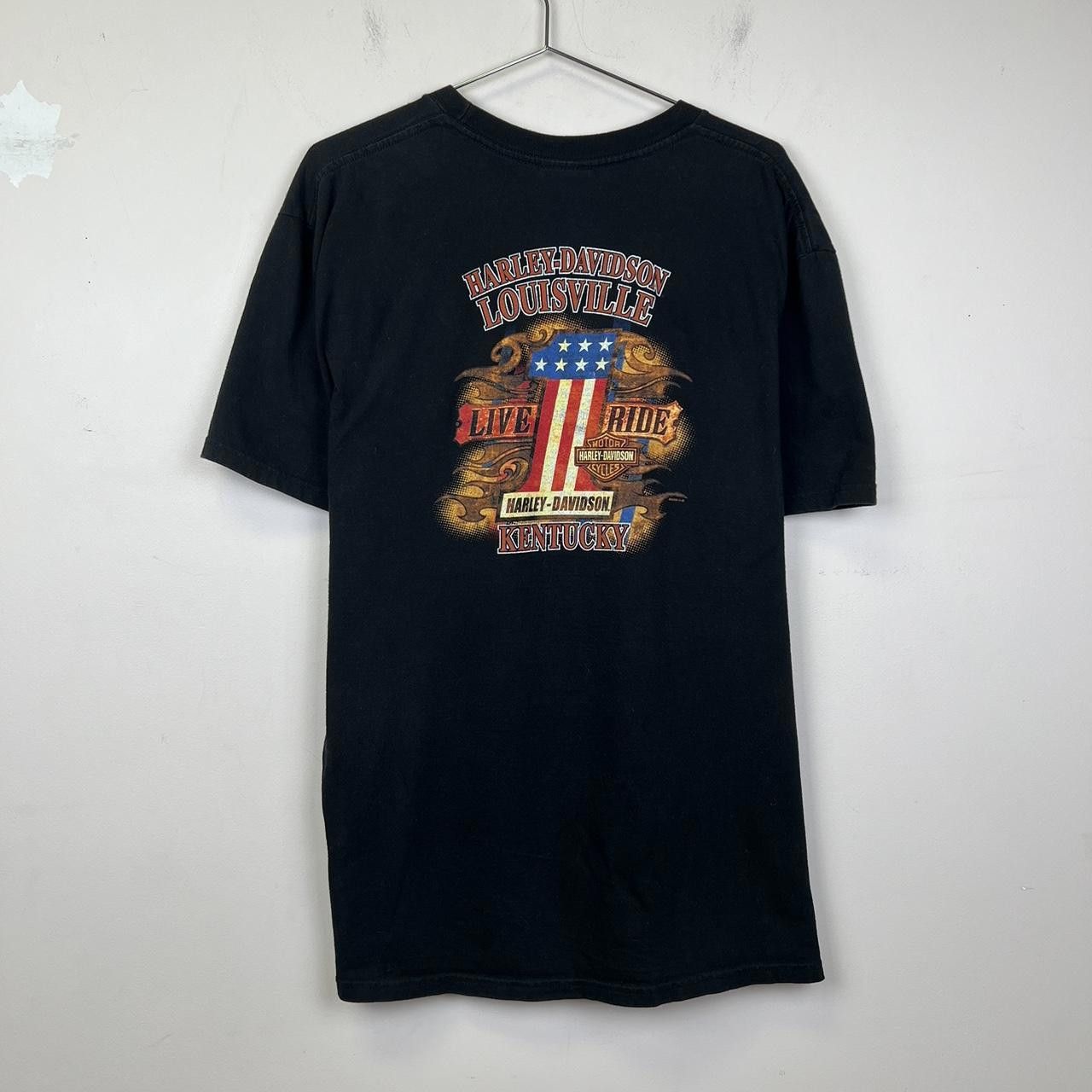 Harley Davidson Harley-Davidson Louisville Live Ride T-Shirt 00s y2k Size US XL / EU 56 / 4 - 1 Thumbnail