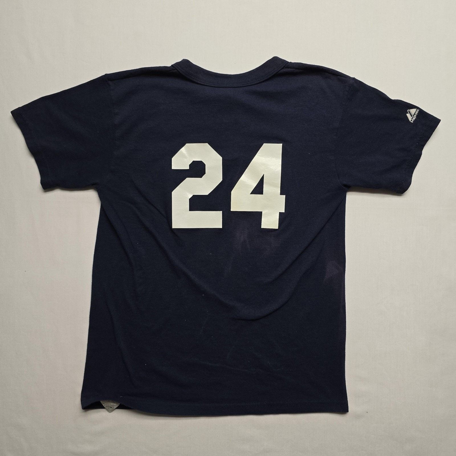 Majestic Cleveland Indians Shirt Youth L Navy MLB Baseball 24 Henley Size US L / EU 52-54 / 3 - 5 Thumbnail