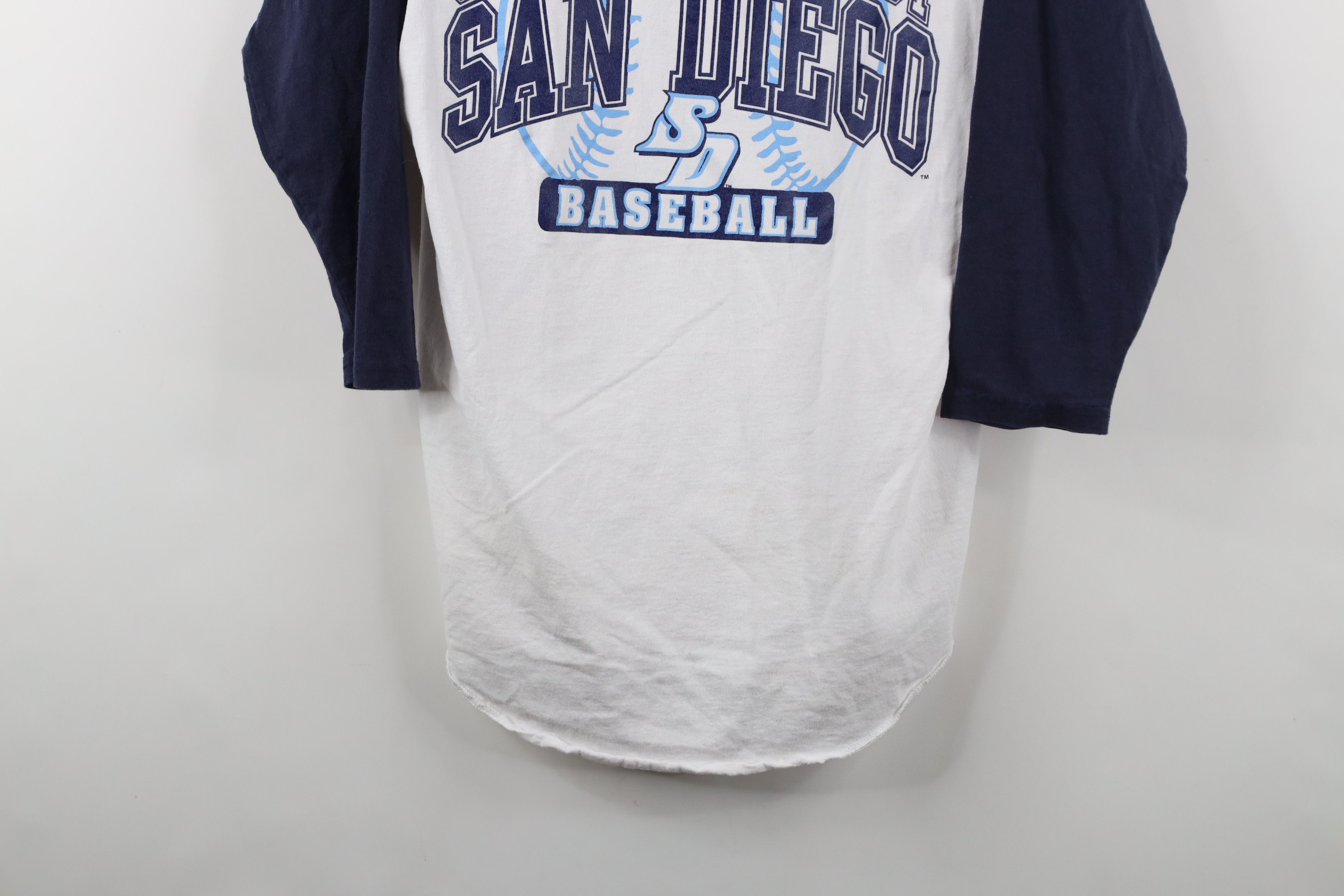Vintage Vintage 90s San Diego Baseball 3/4 Sleeve Raglan T-Shirt USA Size US M / EU 48-50 / 2 - 3 Thumbnail