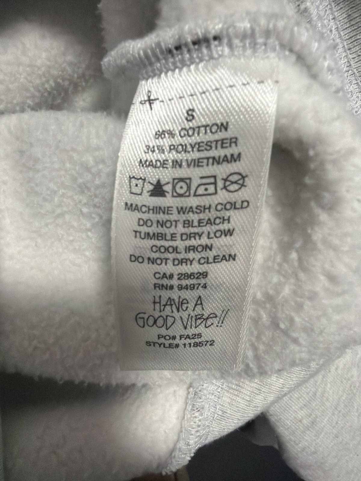 Stussy STUSSY BLANK HOODIE SIZE S LIGHT HEATHER GRAY Size US S / EU 44-46 / 1 - 2 Thumbnail