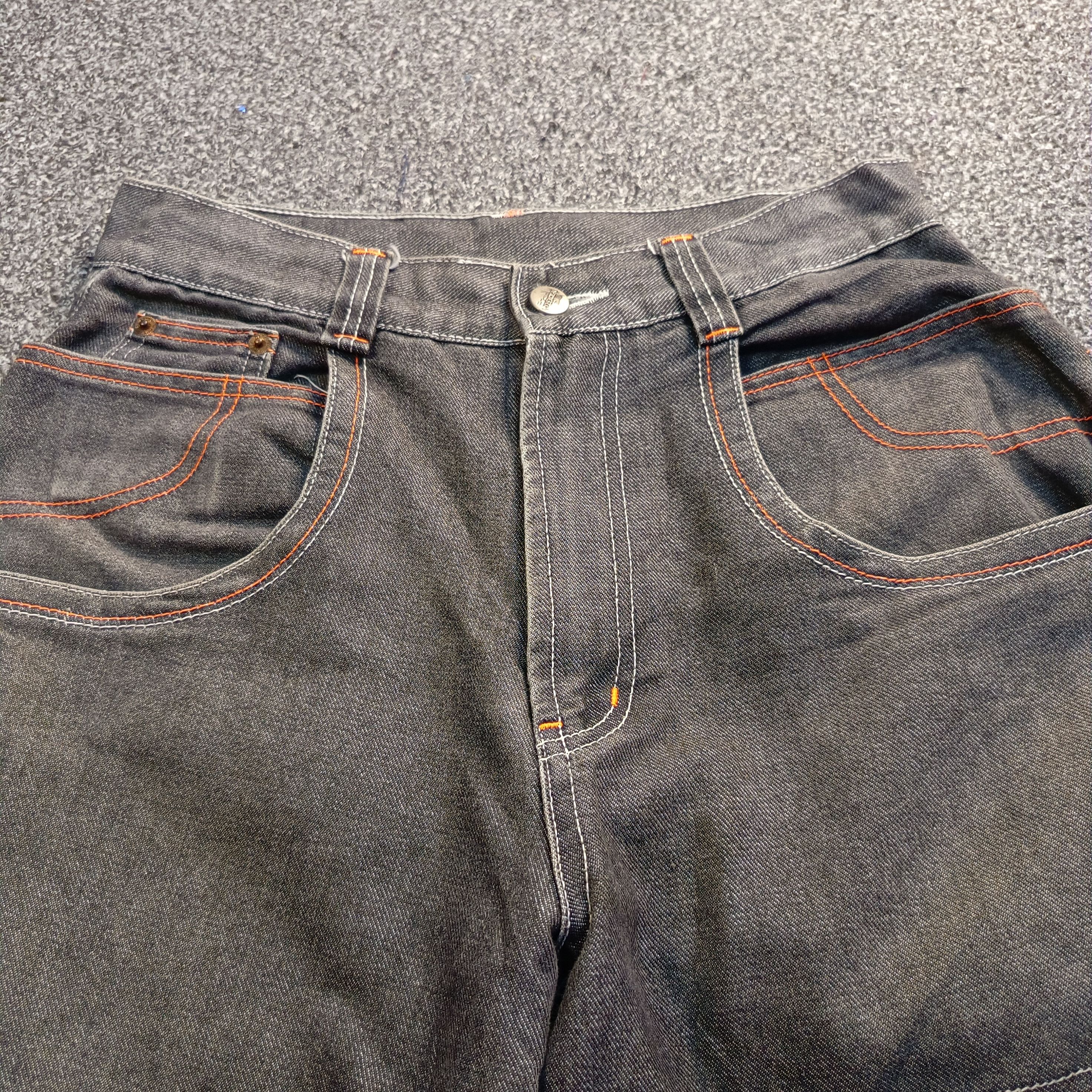 Japanese Brand 🇯🇵 Vtg 90s Japanese Crazy Baggy Pants Wideleg Size US 28 / EU 44 - 4 Thumbnail