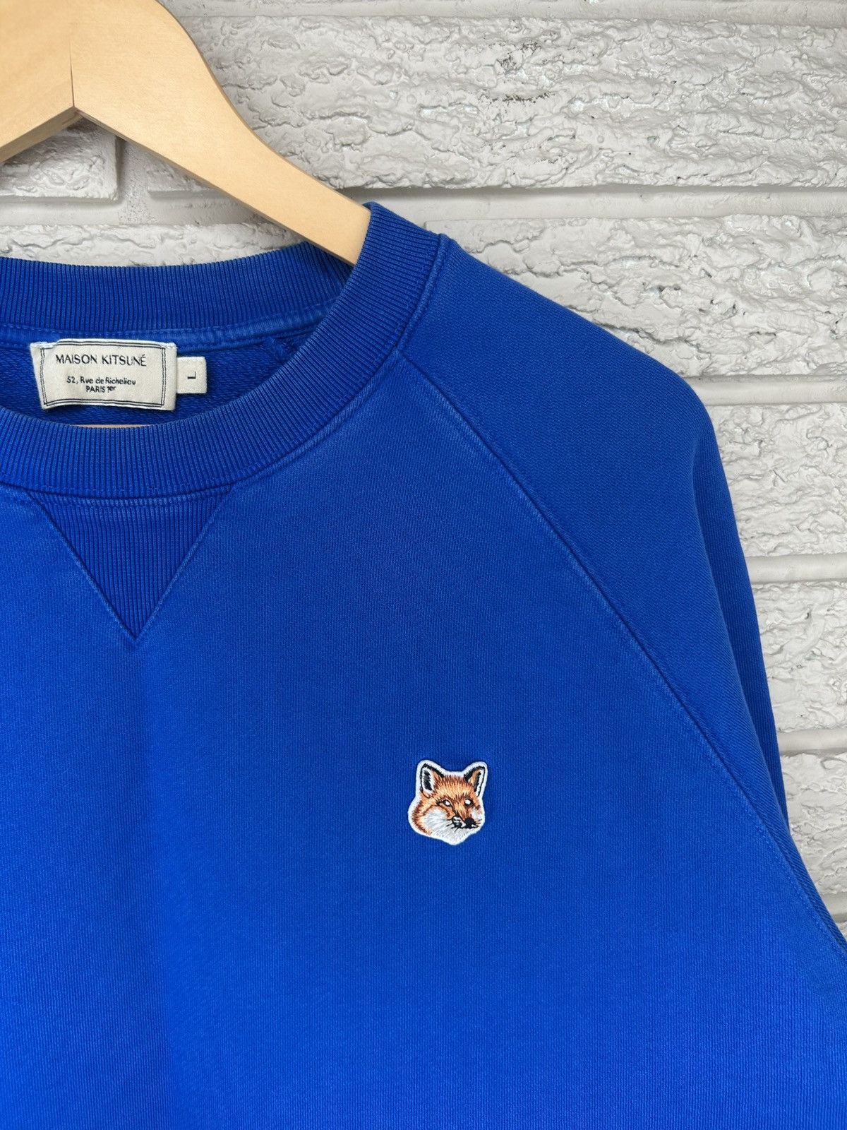 Maison Kitsune Maison Kitsune Fox Head Crewneck Sweater Size US L / EU 52-54 / 3 - 3 Thumbnail