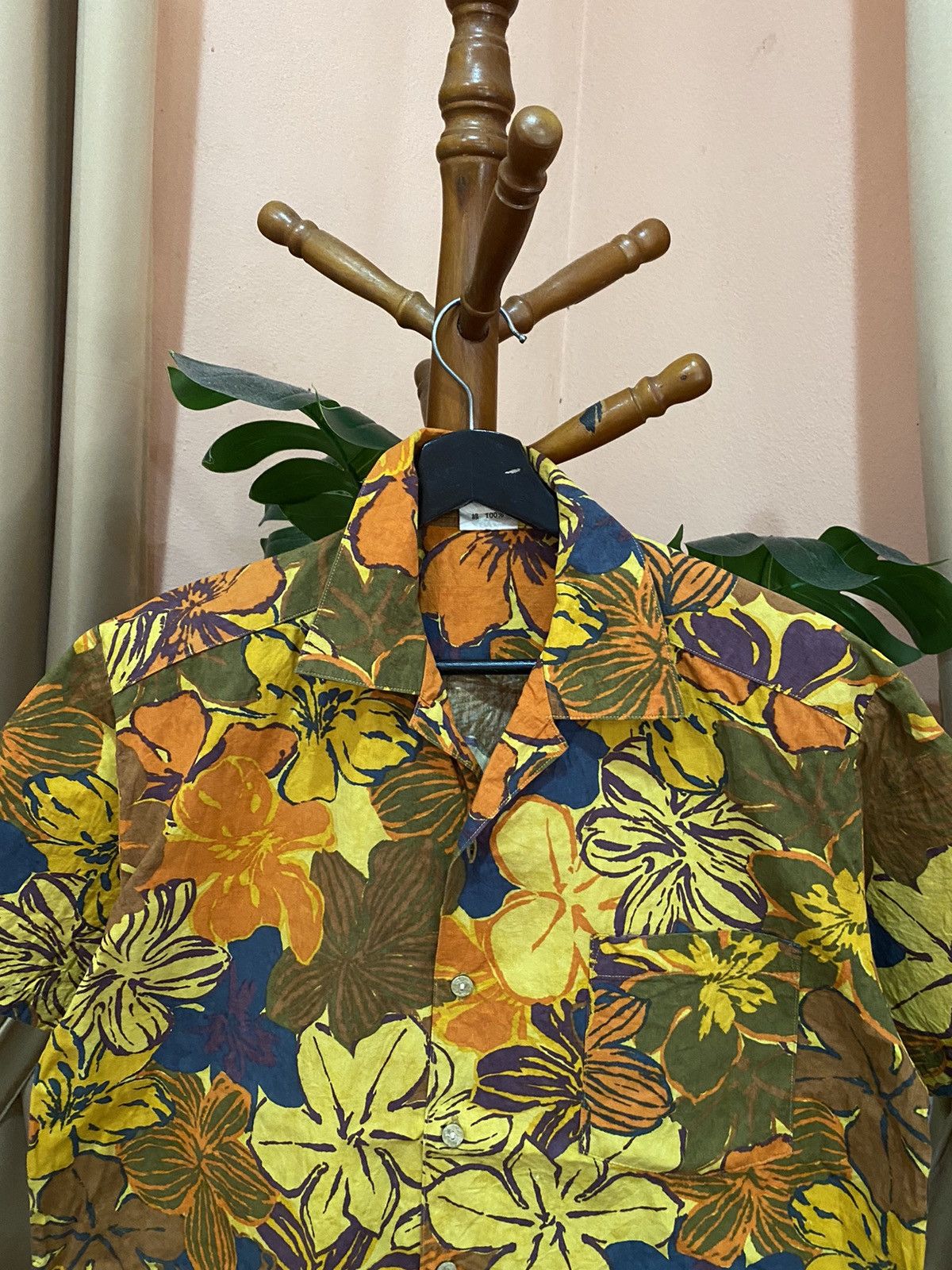 Japanese Brand Vintage Spring Kid’s Japan-Made Hawaiian Shirt Cotton Aloha Size US L / EU 52-54 / 3 - 6 Thumbnail