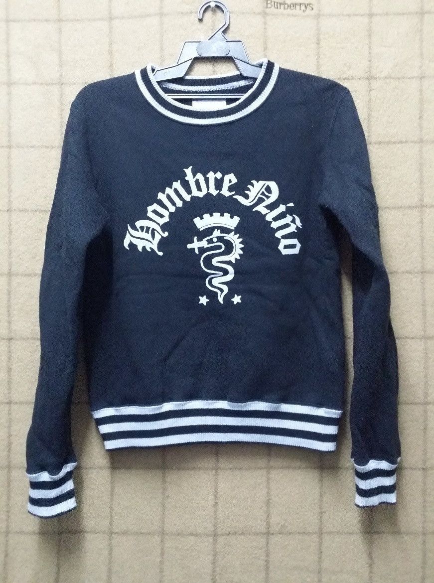 GRAIL🔥JAPANESE BRAND HOMBRE NINO BIG LOGO PULLOVER SWEATS